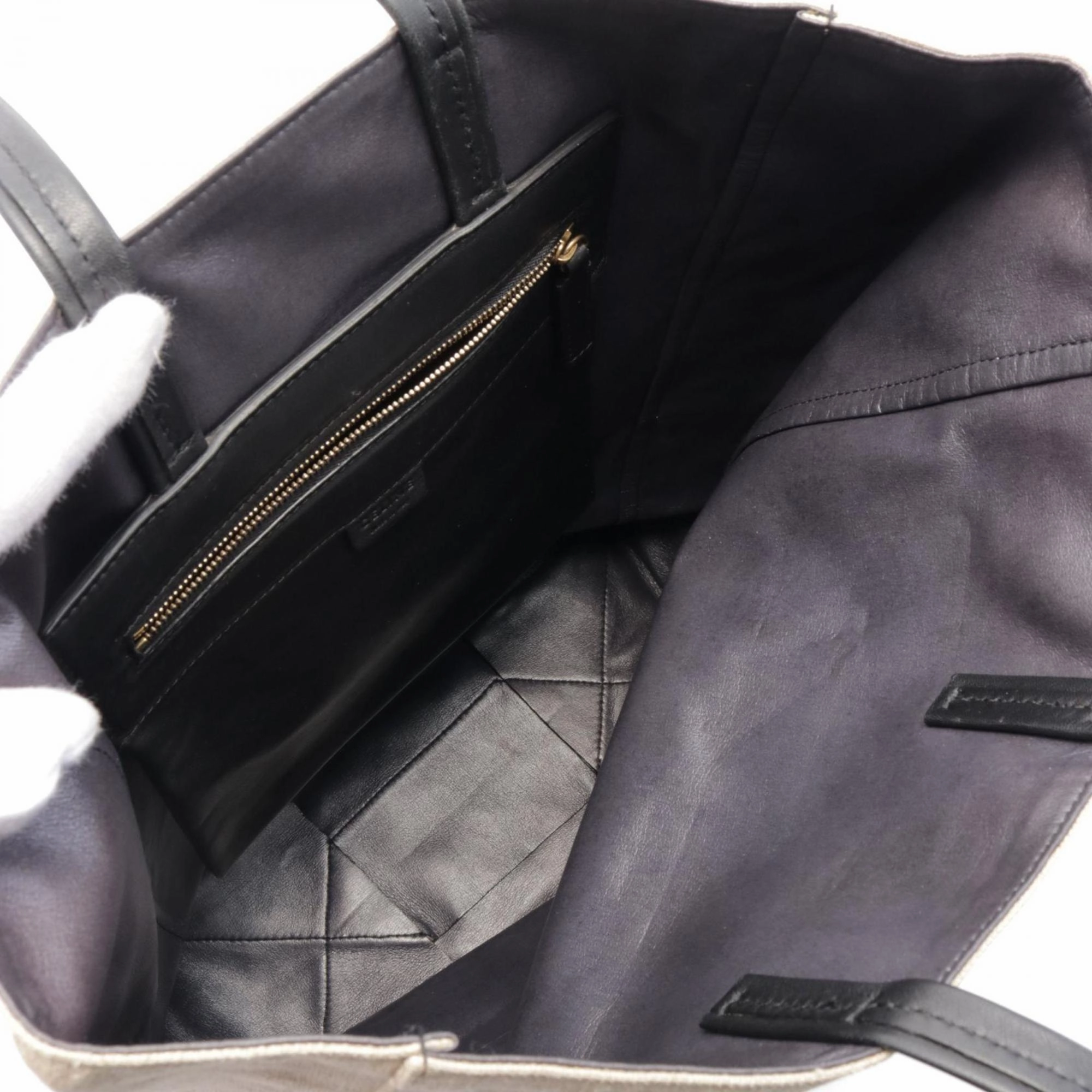 Celine  Canvas Leather Tote Bag (Pre-Owned)