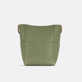 Celine Celine - Sangle Bucket Bag - Sage Green Calfskin GHW - Pre-Loved