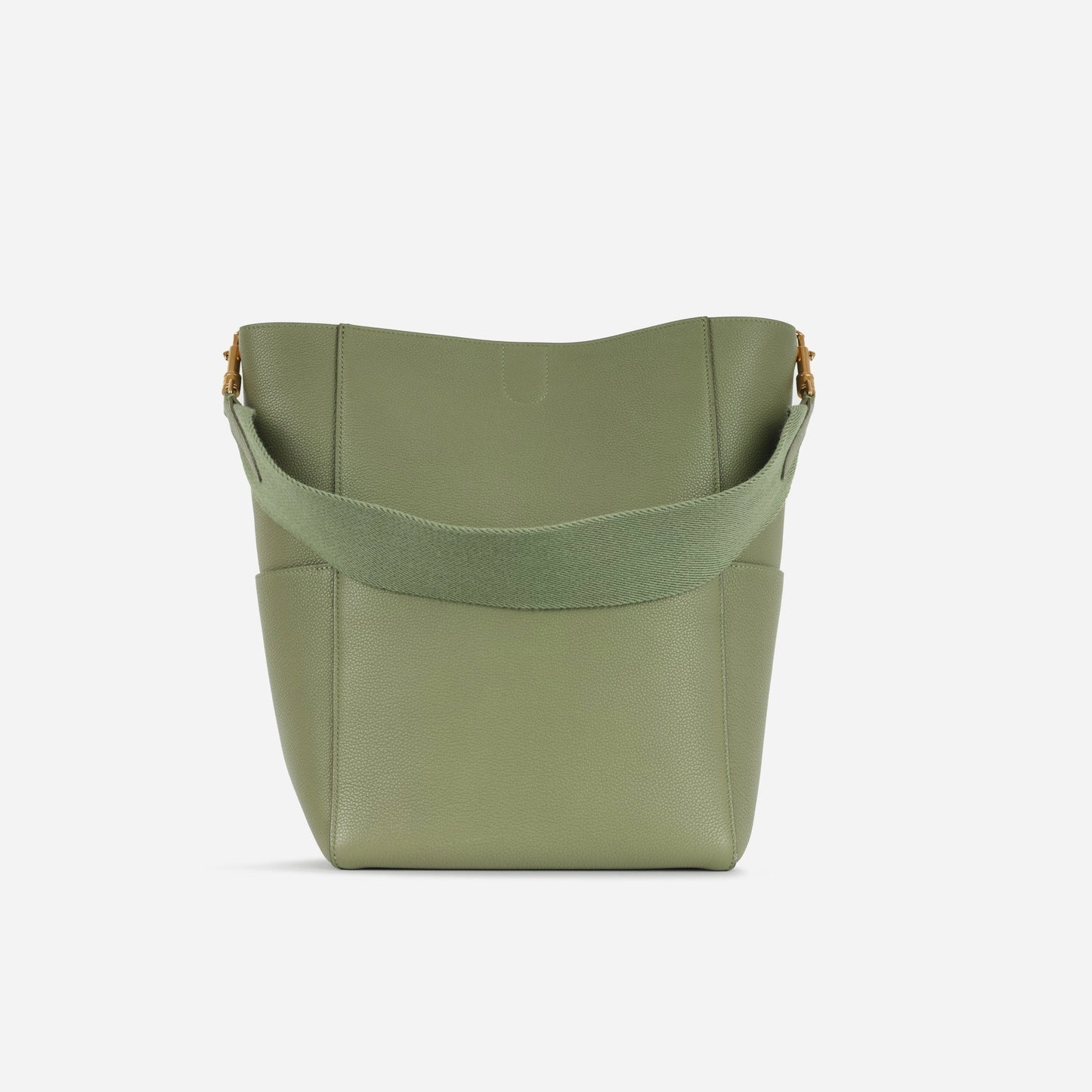 Celine Celine - Sangle Bucket Bag - Sage Green Calfskin GHW - Pre-Loved