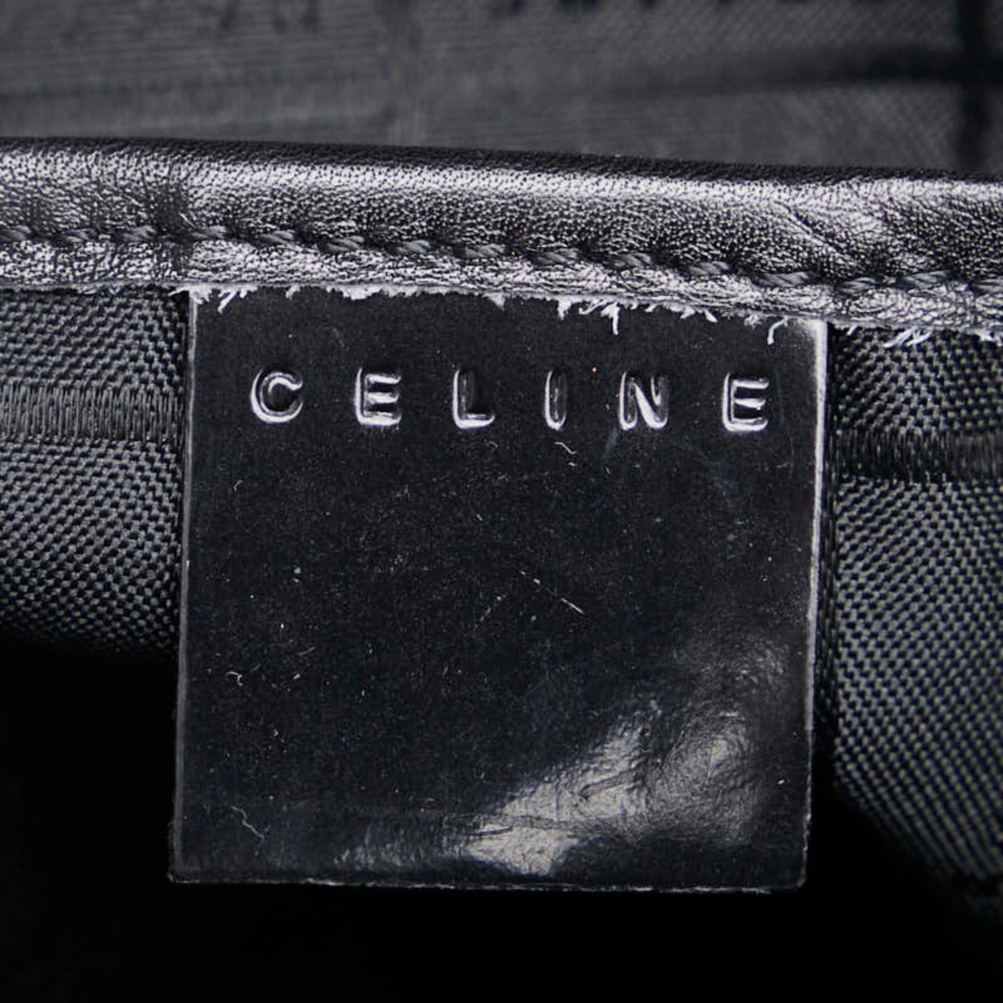 Celine  Leather Backpack (Pre-Owned)