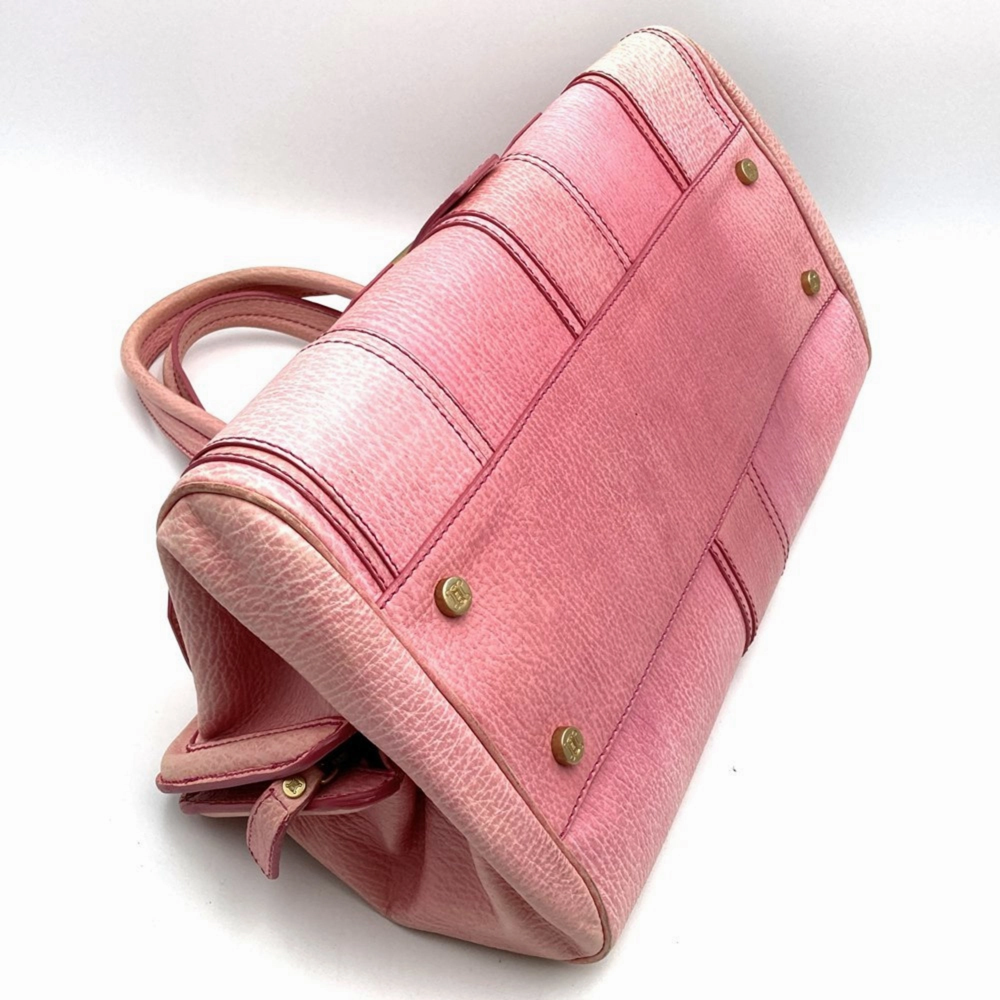 Celine Leather Handbag Tote Bag (Pre-Owned)