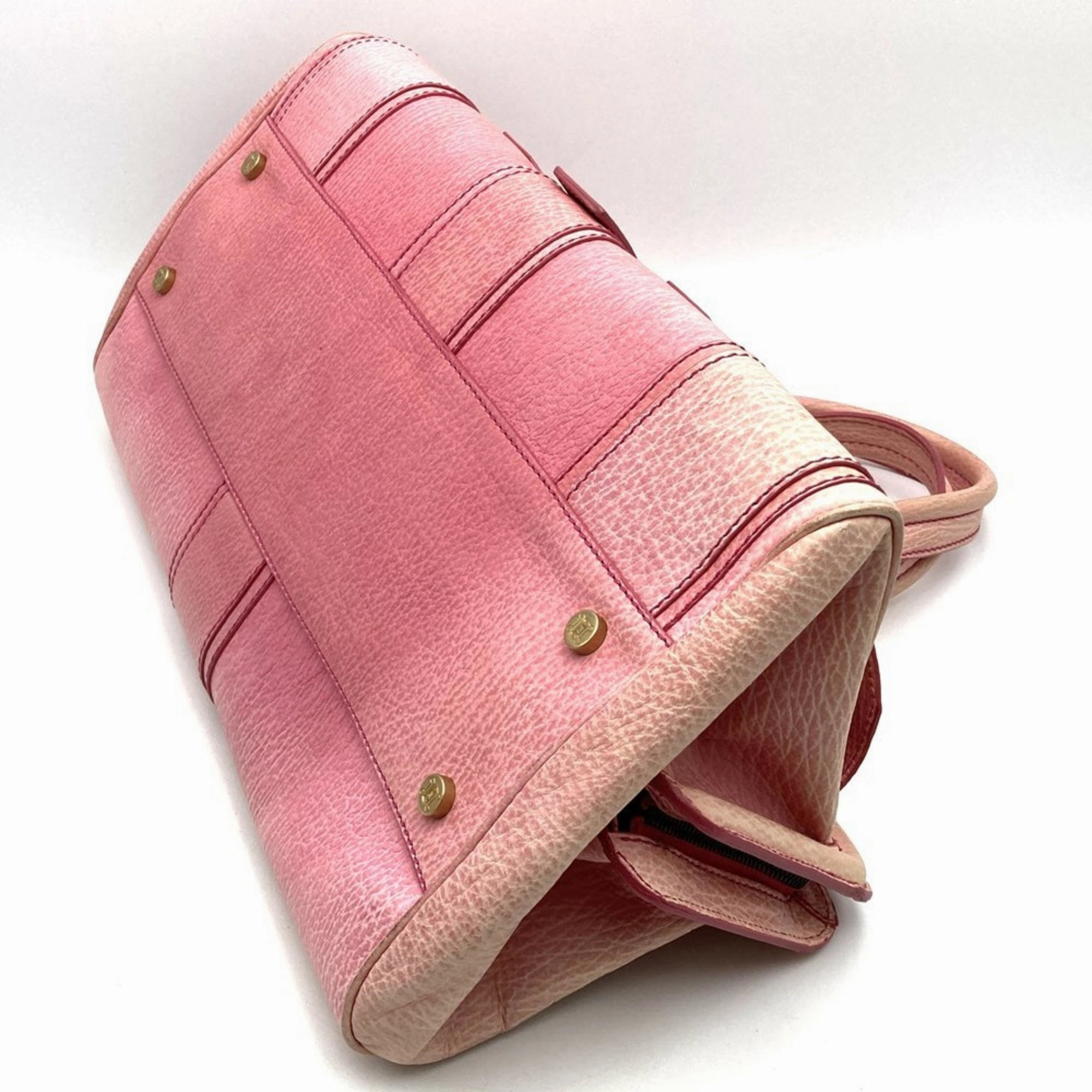 Celine Leather Handbag Tote Bag (Pre-Owned)