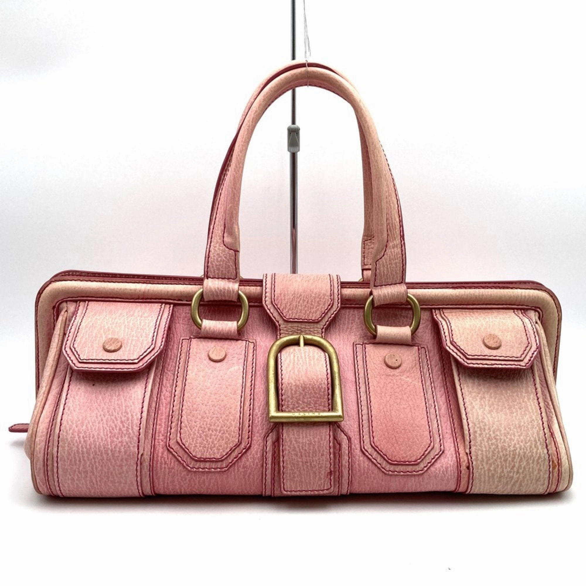 Celine Leather Handbag Tote Bag (Pre-Owned)