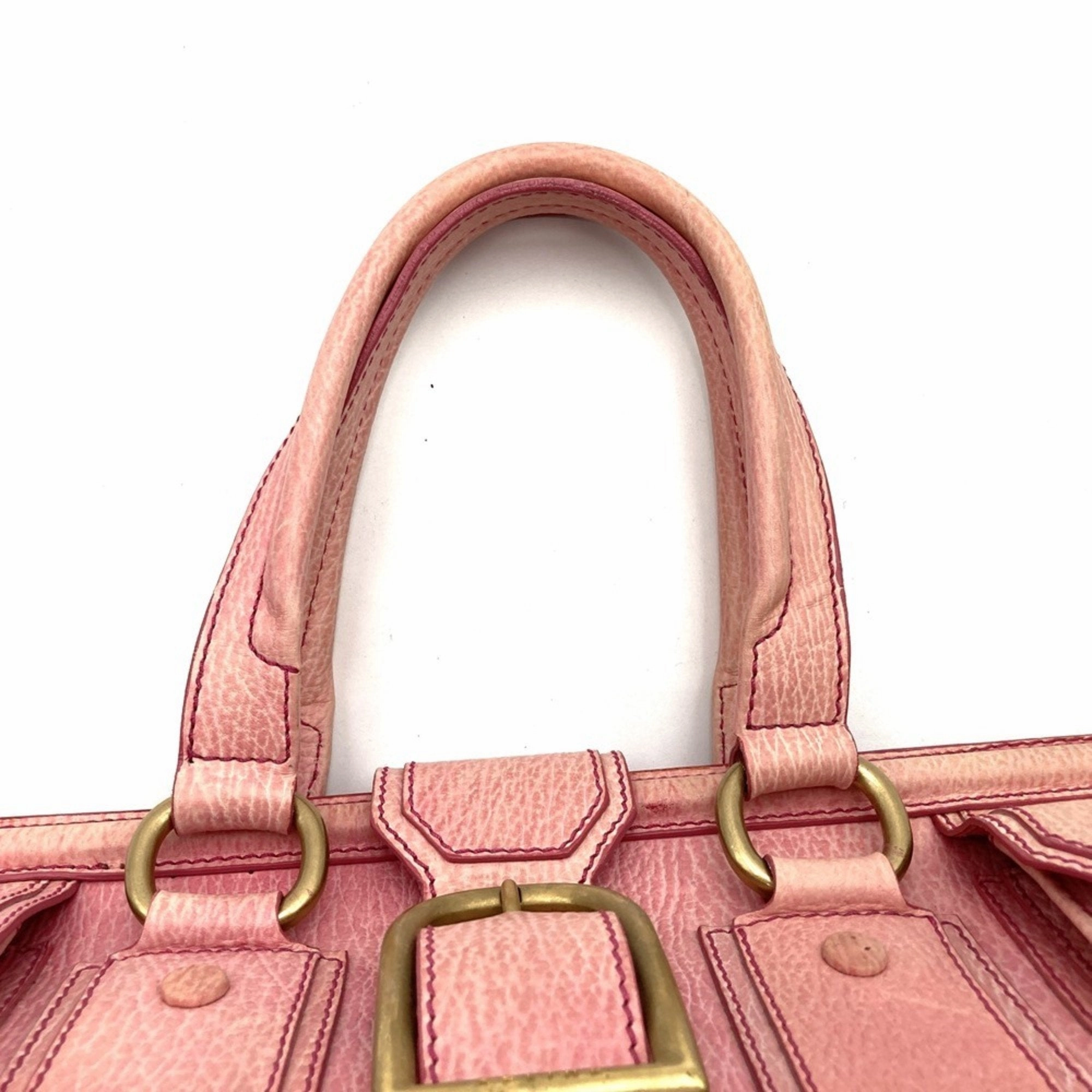 Celine Leather Handbag Tote Bag (Pre-Owned)
