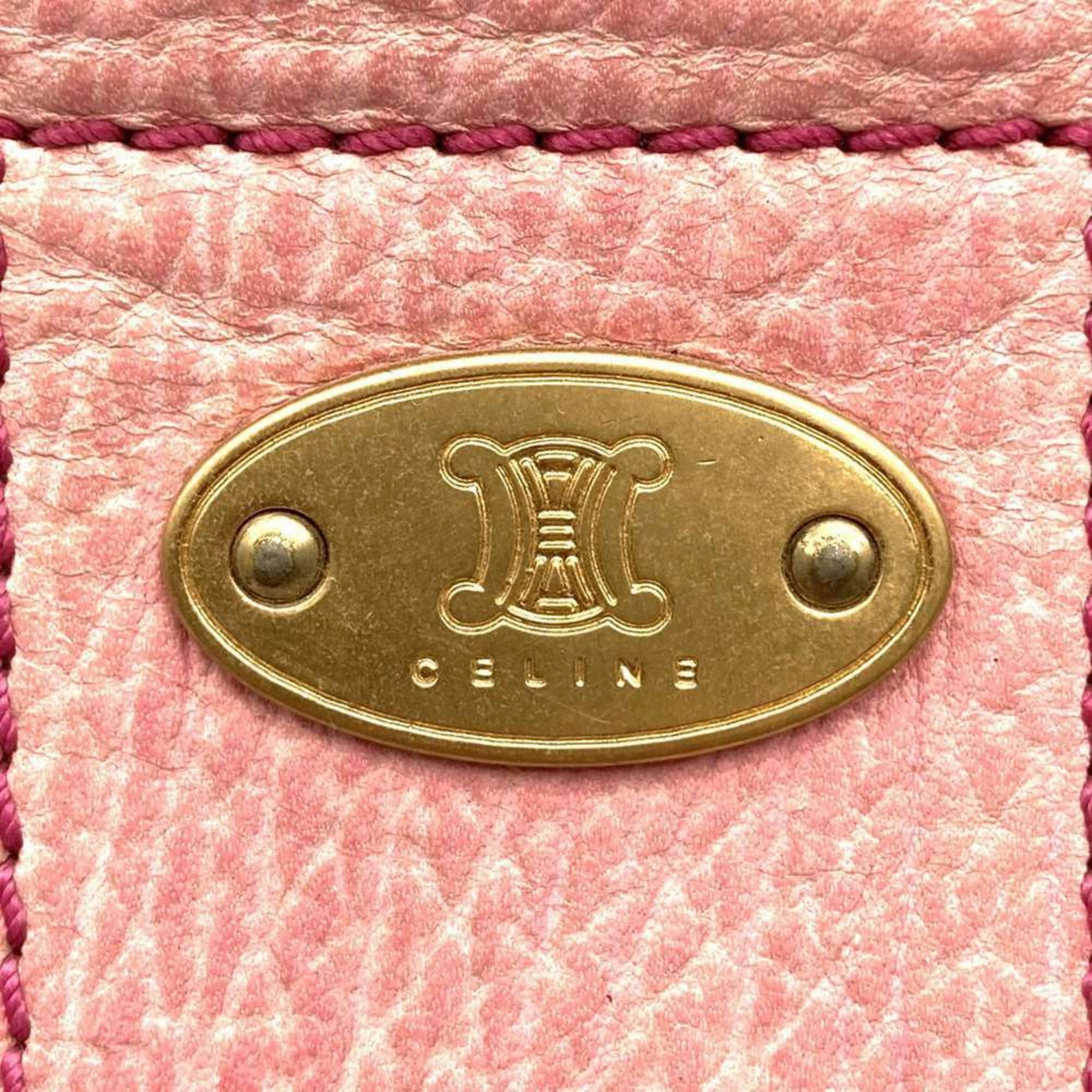 Celine Leather Handbag Tote Bag (Pre-Owned)