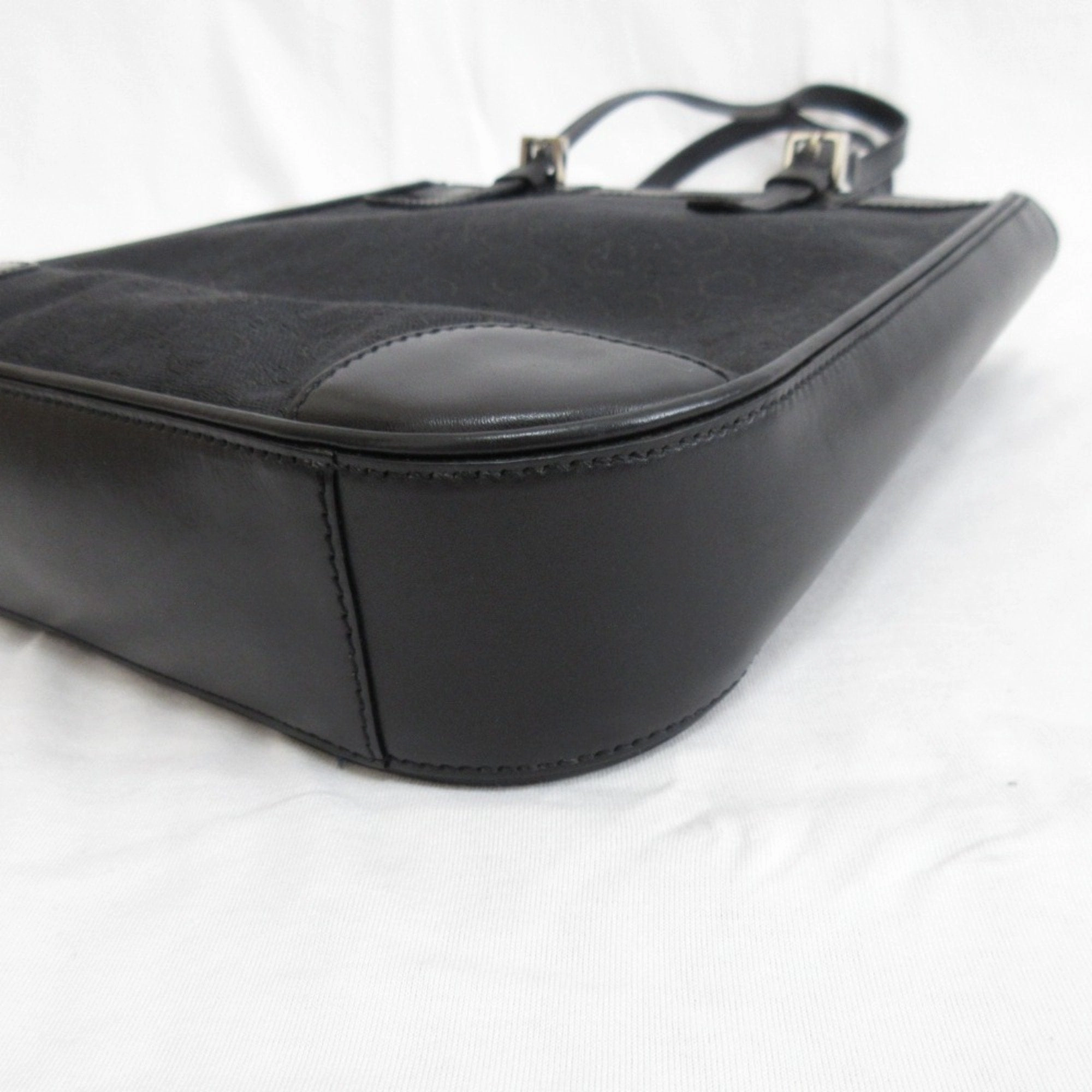 Celine Macadam Canvas Leather Handbag Tote Bag (Pre-Owned)