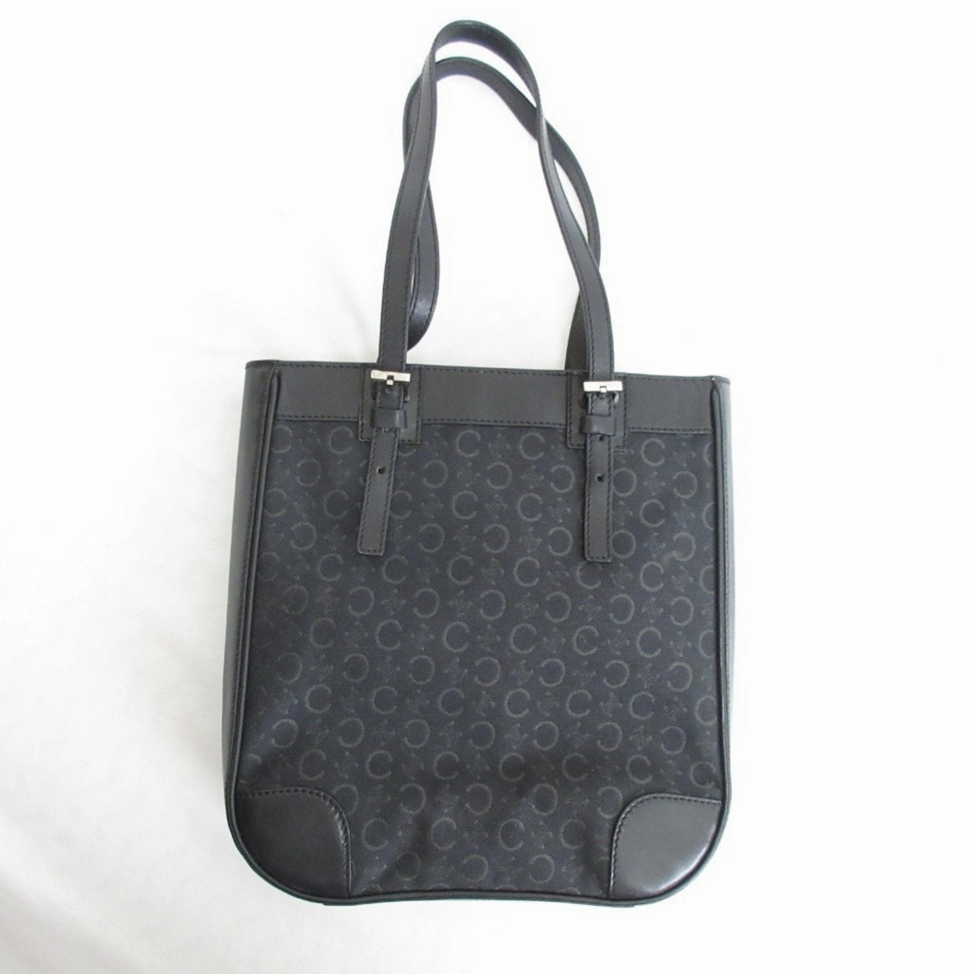 Celine Macadam Canvas Leather Handbag Tote Bag (Pre-Owned)