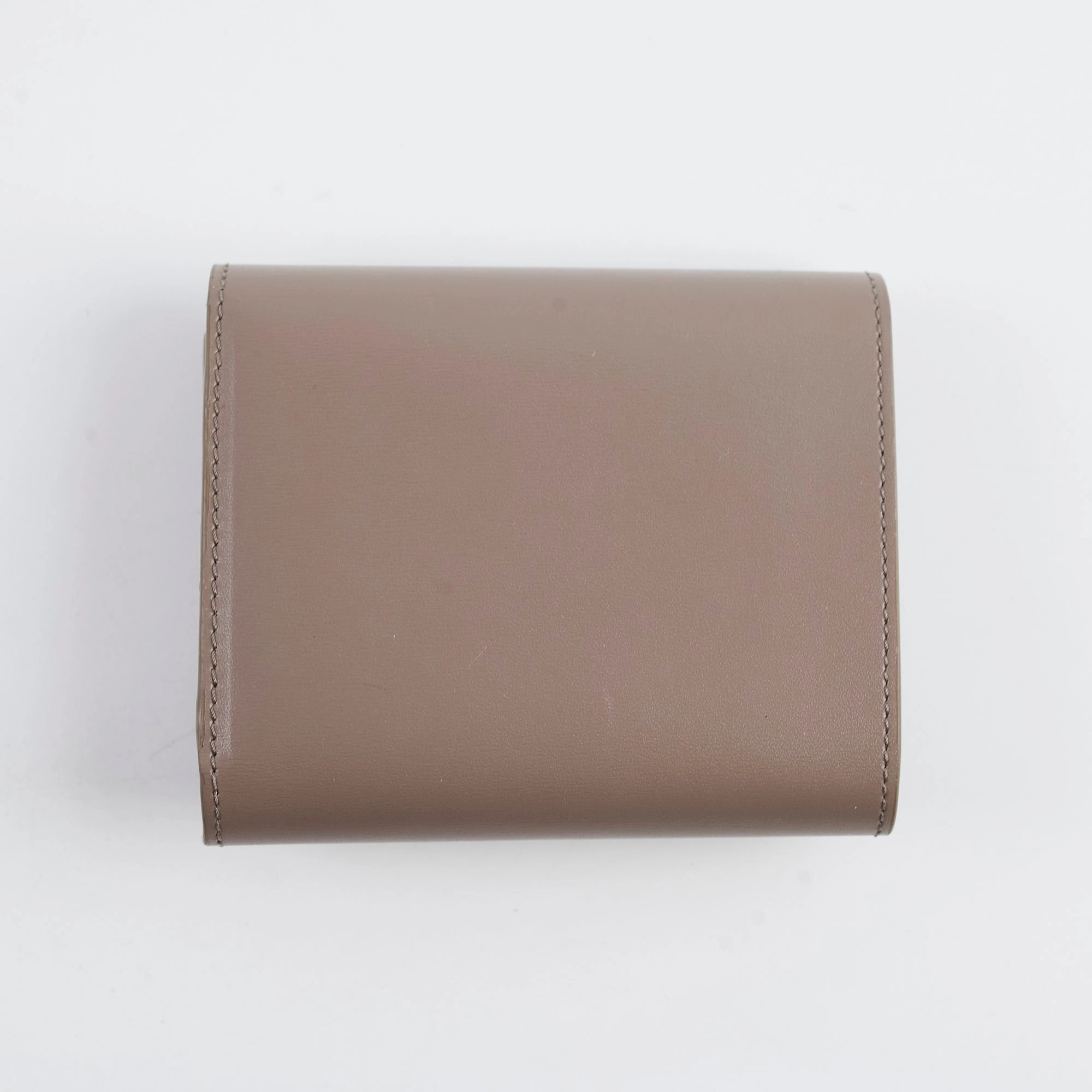 Celine Small Flap Wallet Triomphe in Shiny Calfskin Pebble