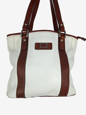 Cellini Contrast Medium Tote Handbag Size None