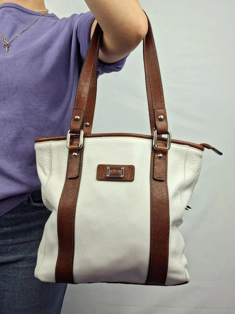 Cellini Contrast Medium Tote Handbag Size None