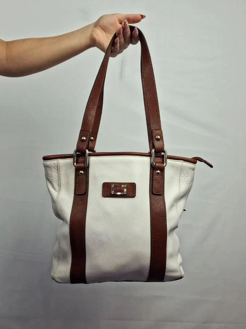Cellini Contrast Medium Tote Handbag Size None