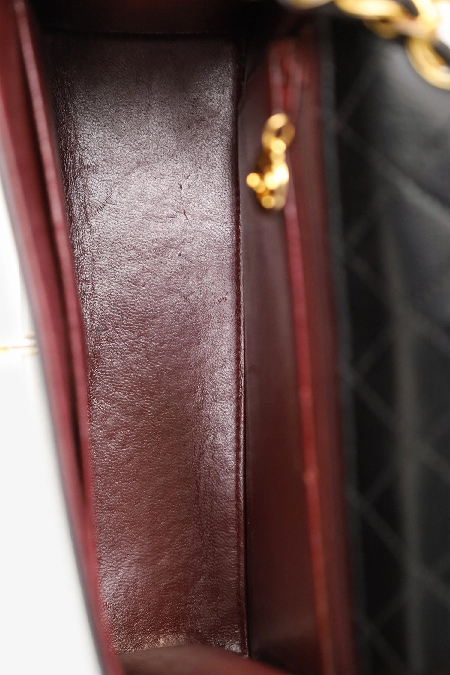 Chanel 1989-91 Black Lambskin Leather Trapezoid Flap Bag 'Refurbished'