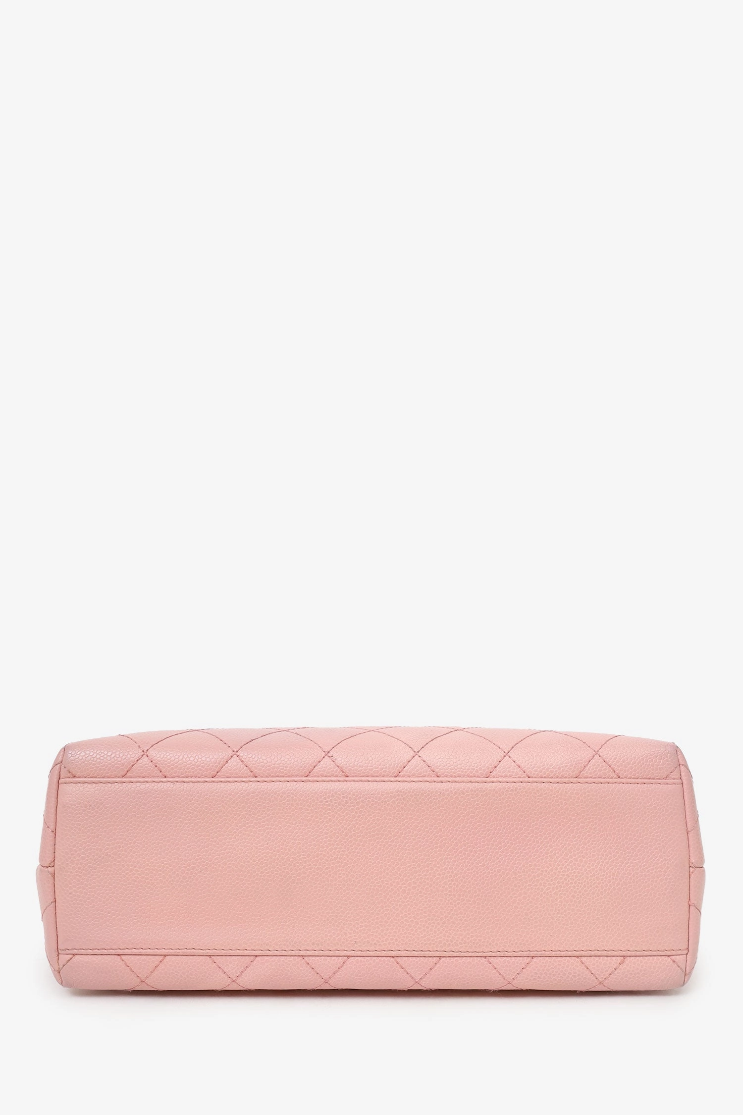 Chanel 2003-04 Pink Caviar Leather Kelly Top Handle Bag