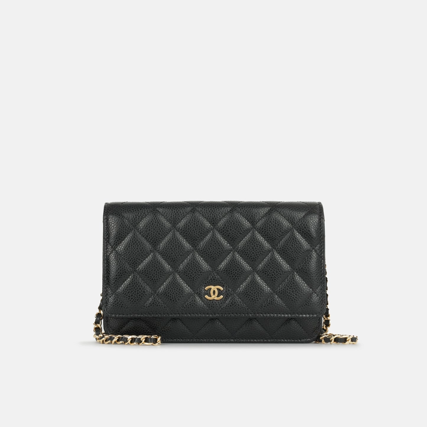 Chanel - Classic Wallet On Chain - Black Caviar GHW - Pre-Loved - 2019
