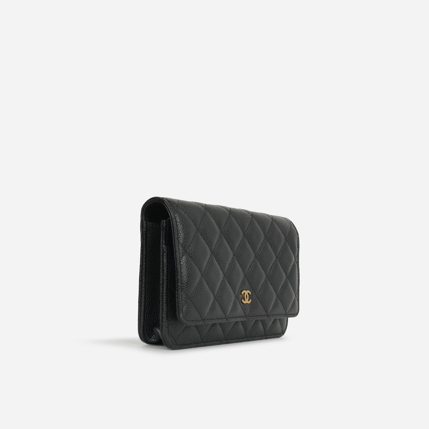 Chanel - Classic Wallet On Chain - Black Caviar GHW - Pre-Loved - 2019