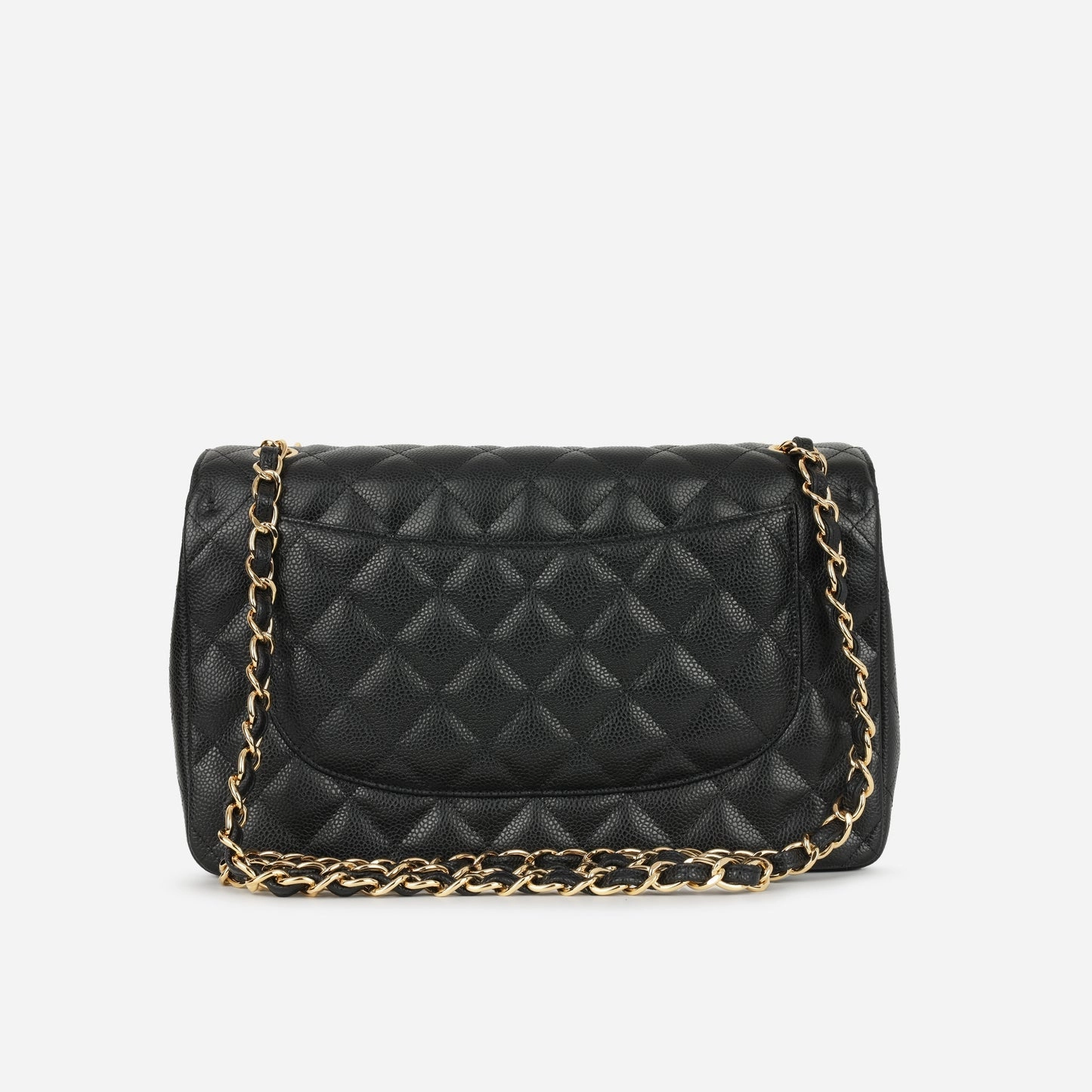 Chanel - Jumbo Classic Flap - Black Caviar GHW - 2010 - Pre-loved