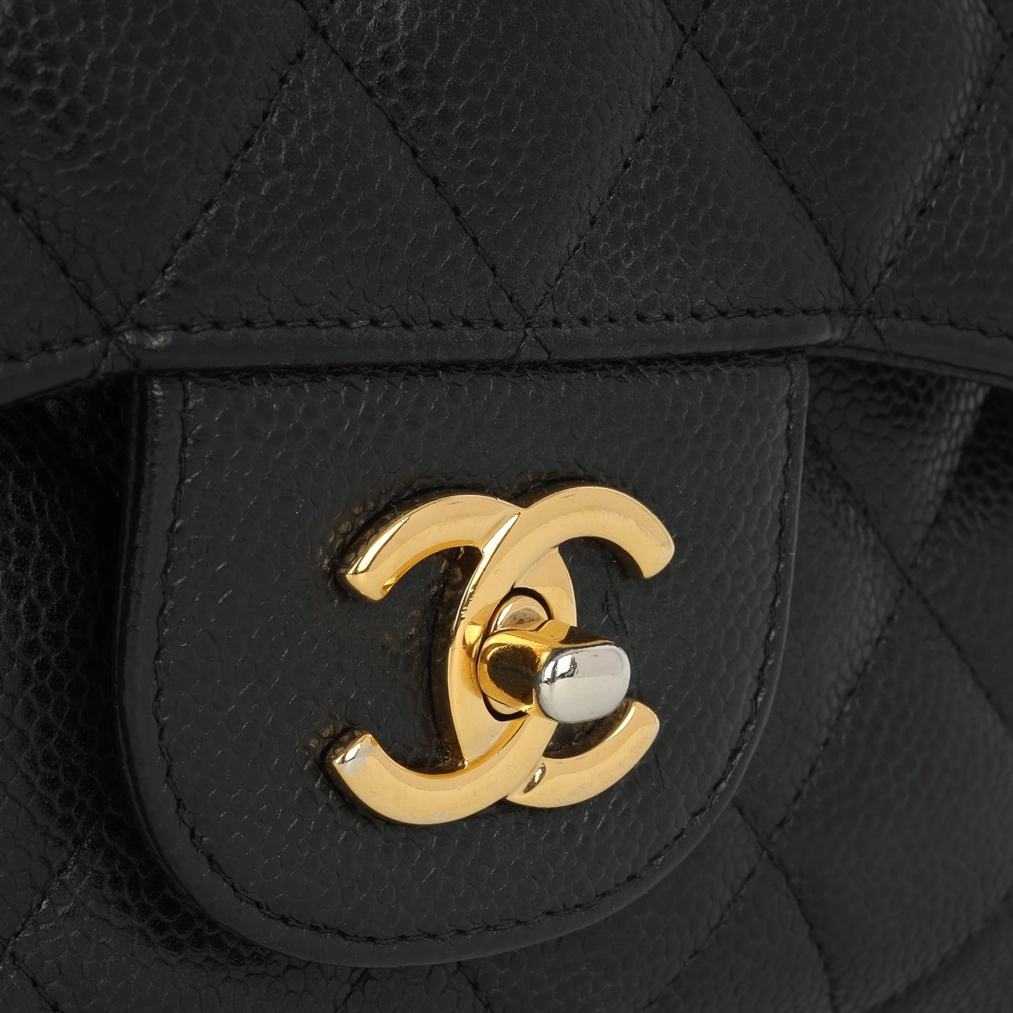 Chanel - Jumbo Classic Flap - Black Caviar GHW - 2012 - Pre-loved