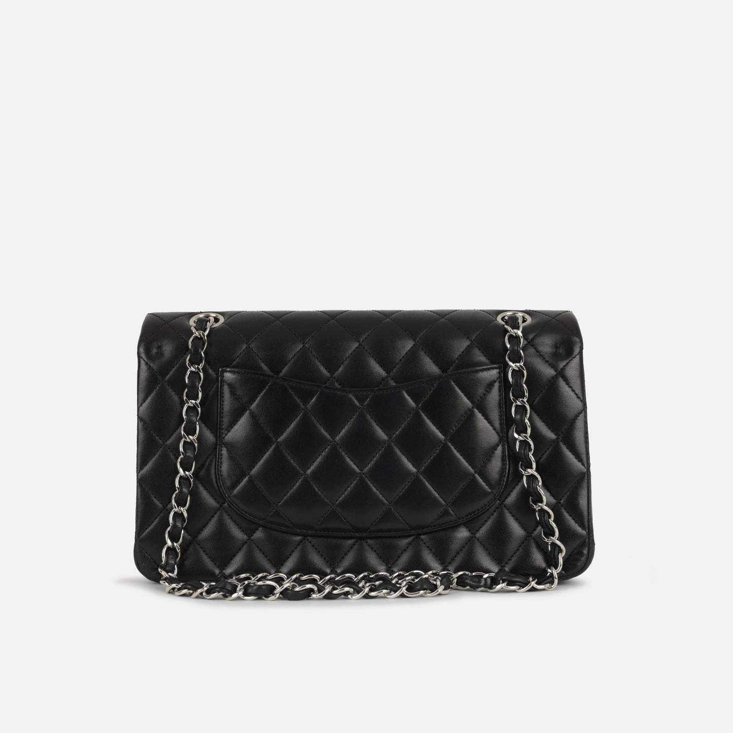Chanel - Medium Classic Flap - Black Lambskin SHW - 2011 - Pre-Loved