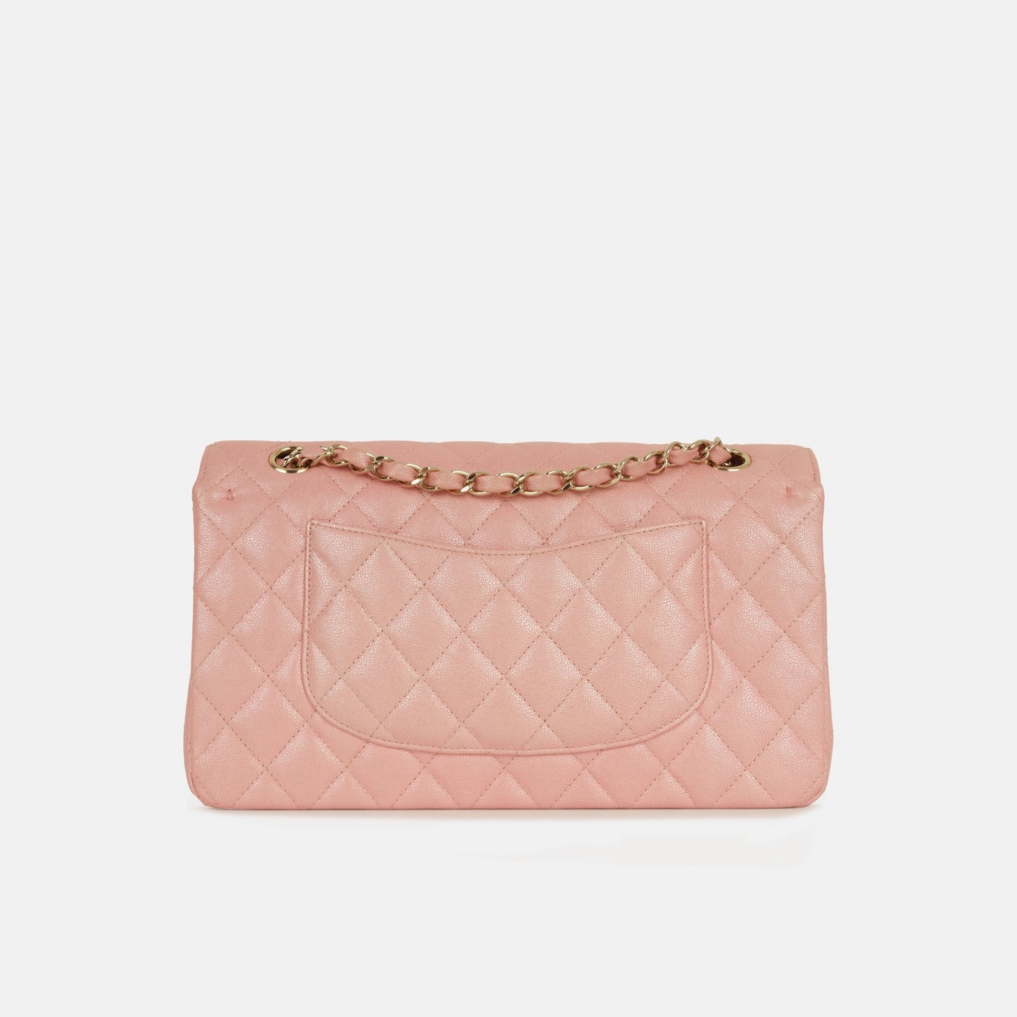 Chanel - Medium Classic Flap - Pink Iridescent GHW - 2019 - Pre-Loved