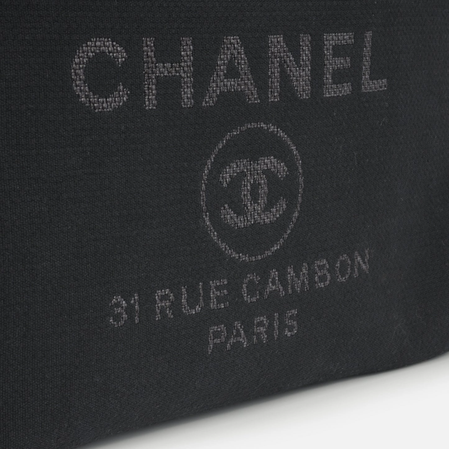 Chanel - Medium Deaville - Black Mixed Fabrics CGHW - Pre-Loved