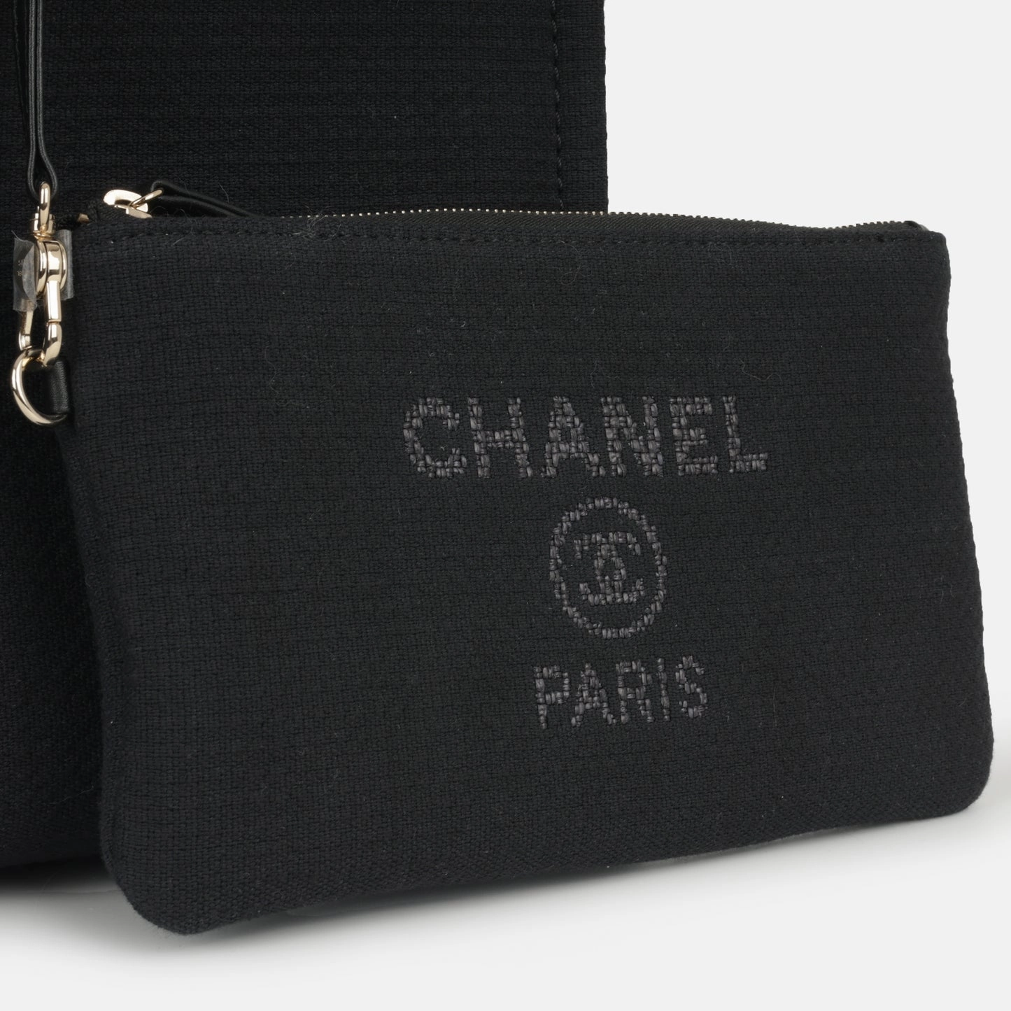 Chanel - Medium Deaville - Black Mixed Fabrics CGHW - Pre-Loved