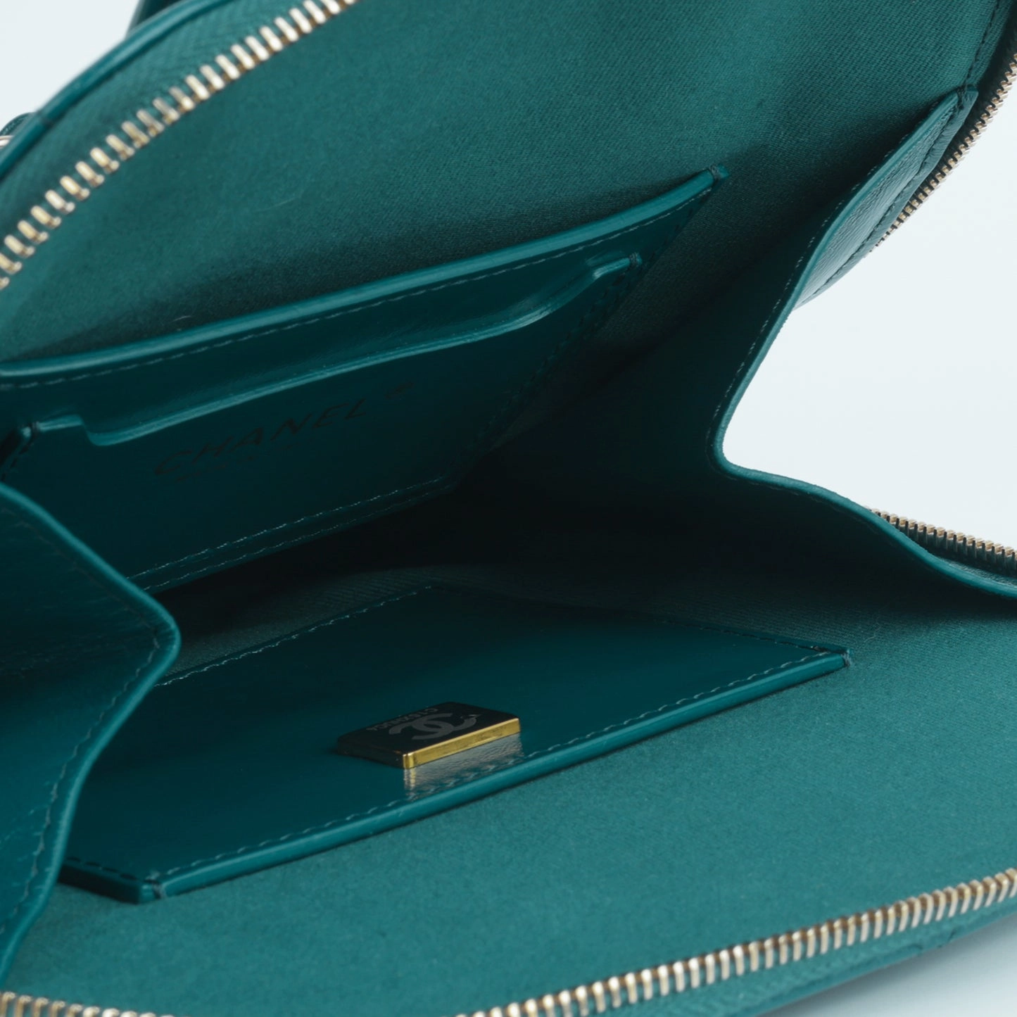 Chanel - My Pocket Backpack - Teal Glazed Calfskin CGHW - 2022 - Pre-Loved