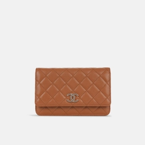 Chanel - Seasonal Strass WOC - Caramel Caviar GHW - Pre-Loved