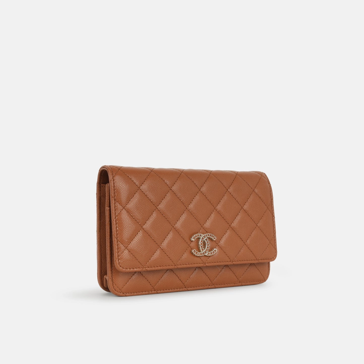 Chanel - Seasonal Strass WOC - Caramel Caviar GHW - Pre-Loved