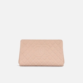 Chanel - Timeless Clutch - Pink Caviar SHW - 2014/15 - Pre-Loved
