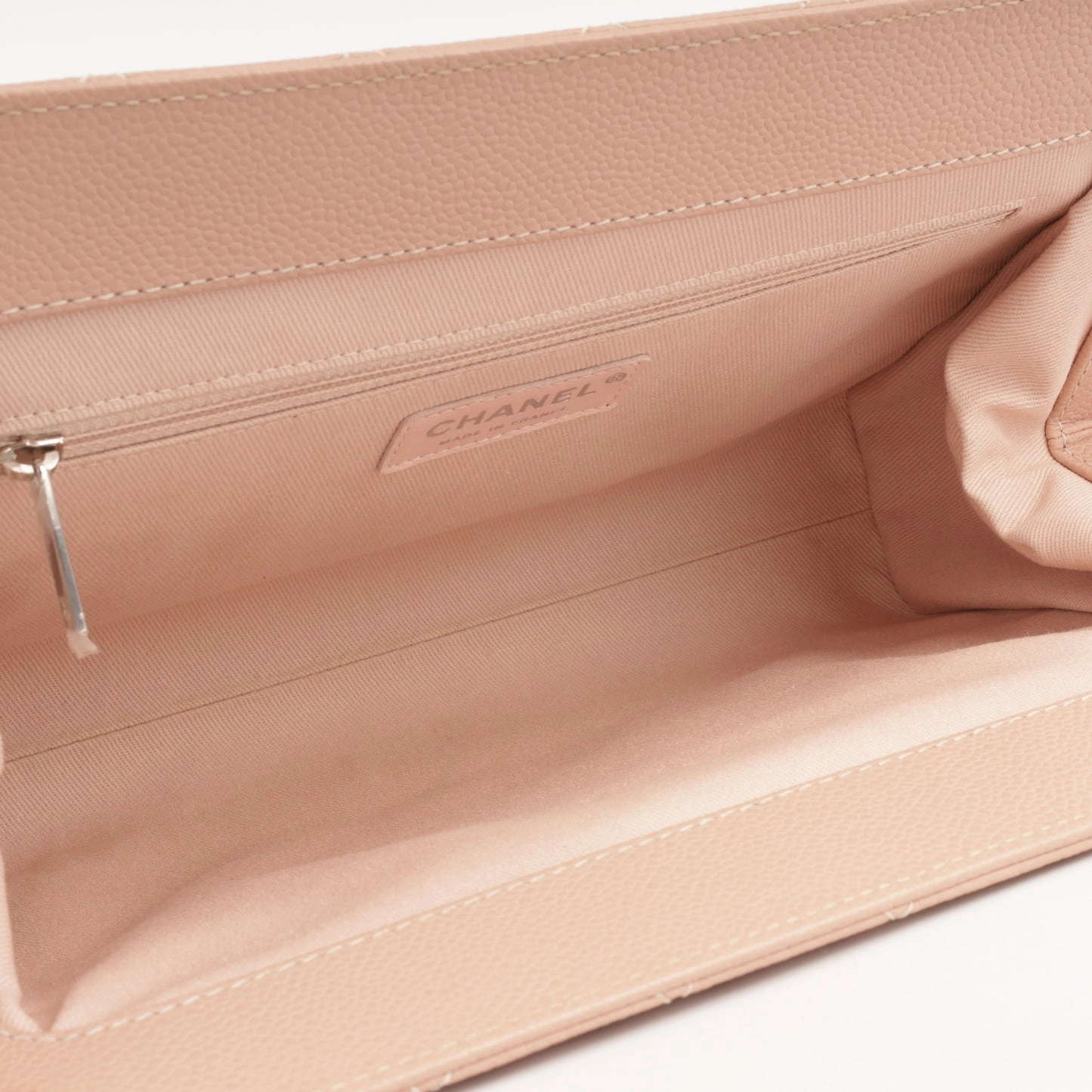Chanel - Timeless Clutch - Pink Caviar SHW - 2014/15 - Pre-Loved