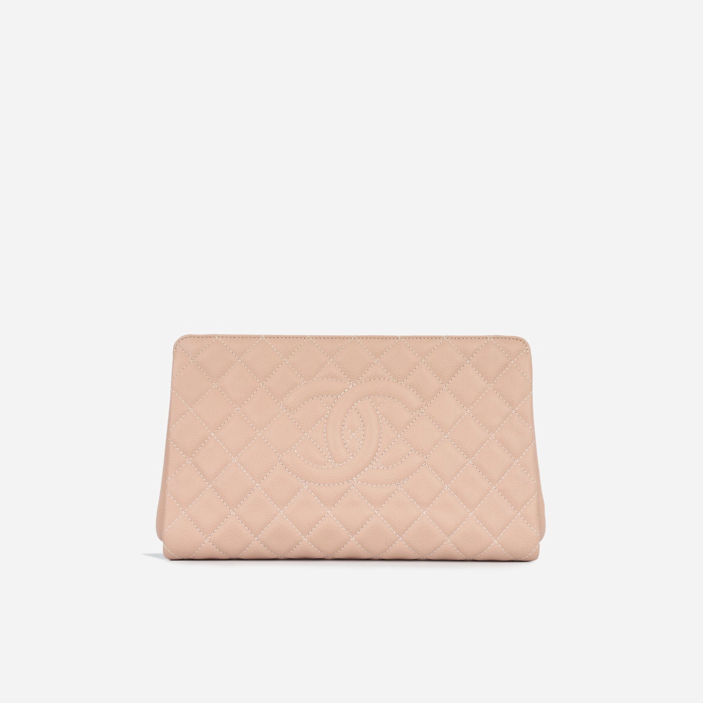 Chanel - Timeless Clutch - Pink Caviar SHW - 2014/15 - Pre-Loved