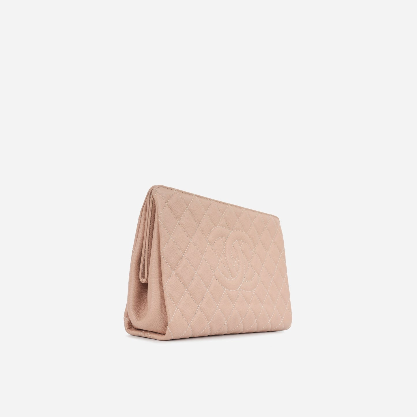 Chanel - Timeless Clutch - Pink Caviar SHW - 2014/15 - Pre-Loved