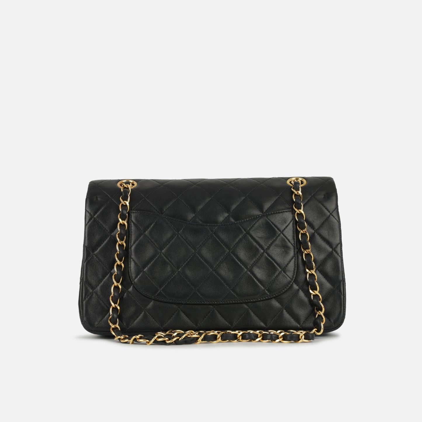Chanel - Vintage Medium Classic Flap - Black Lambskin GHW - 1996 - Pre-Loved