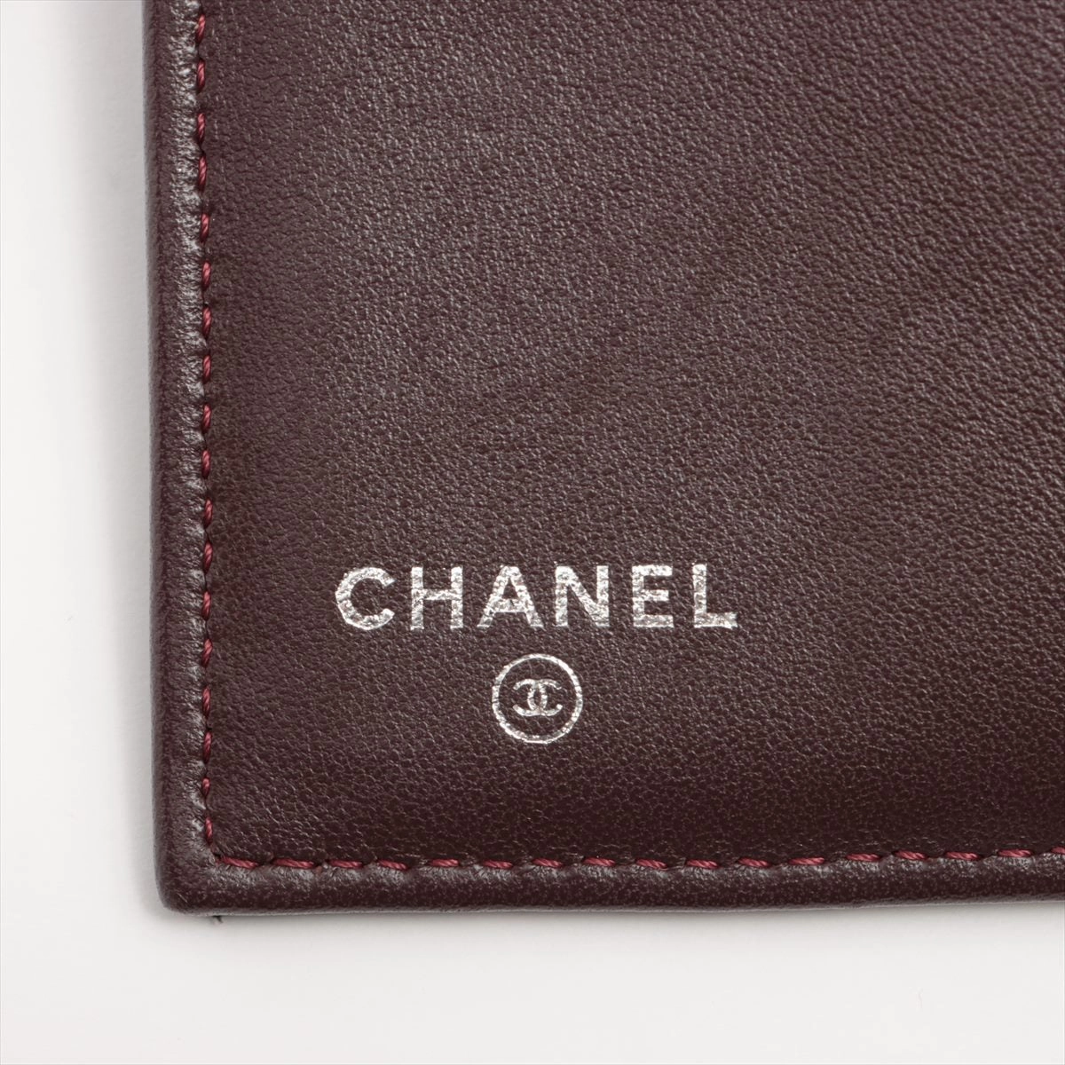 Chanel Black Lambskin Compact Wallet - Series 22