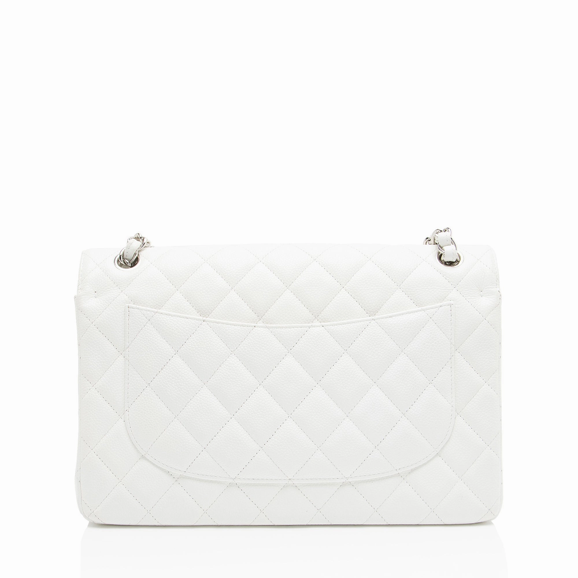 Chanel Caviar Leather Classic Jumbo Double Flap Bag