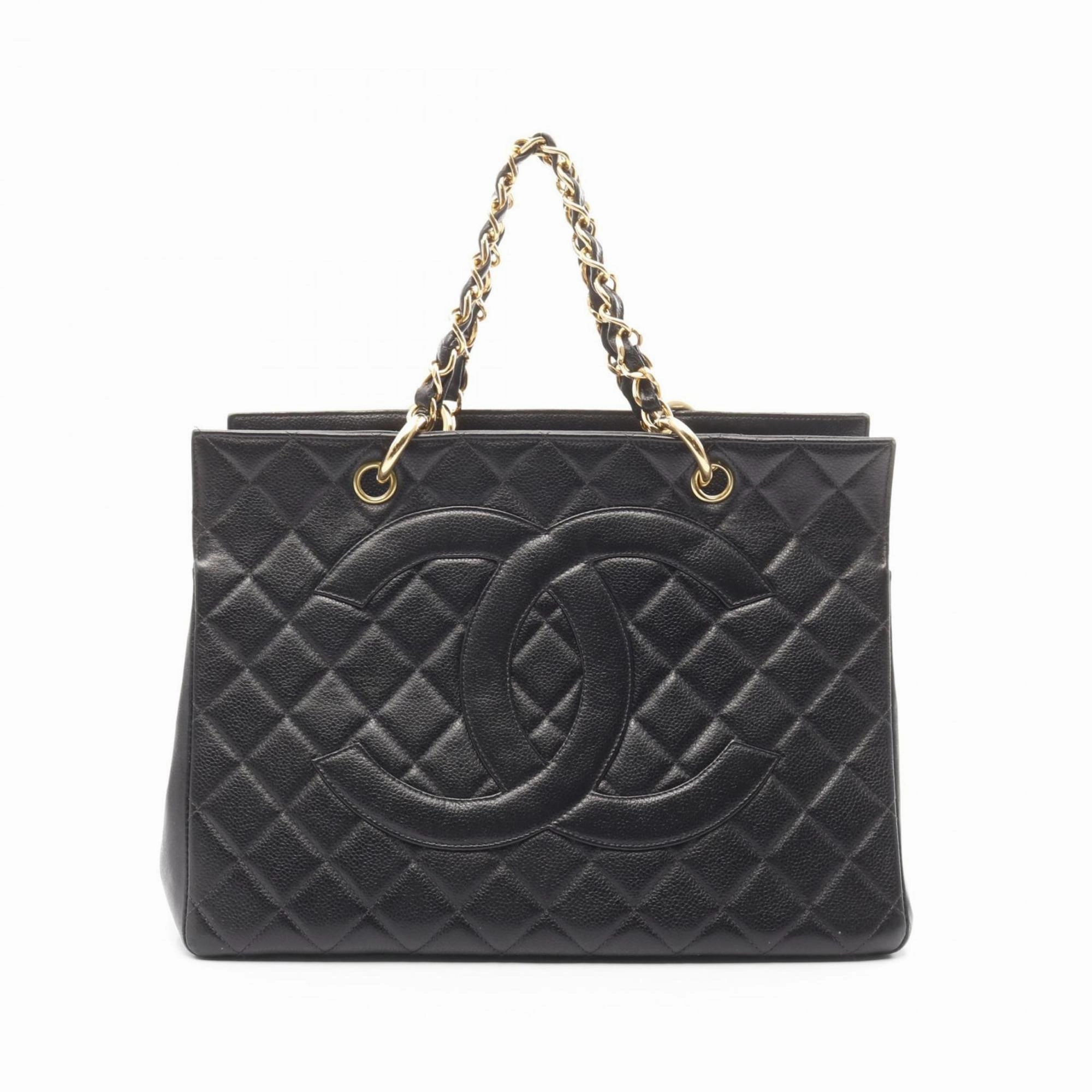 Chanel Caviar Leather Leather Tote Bag (Pre-Owned)