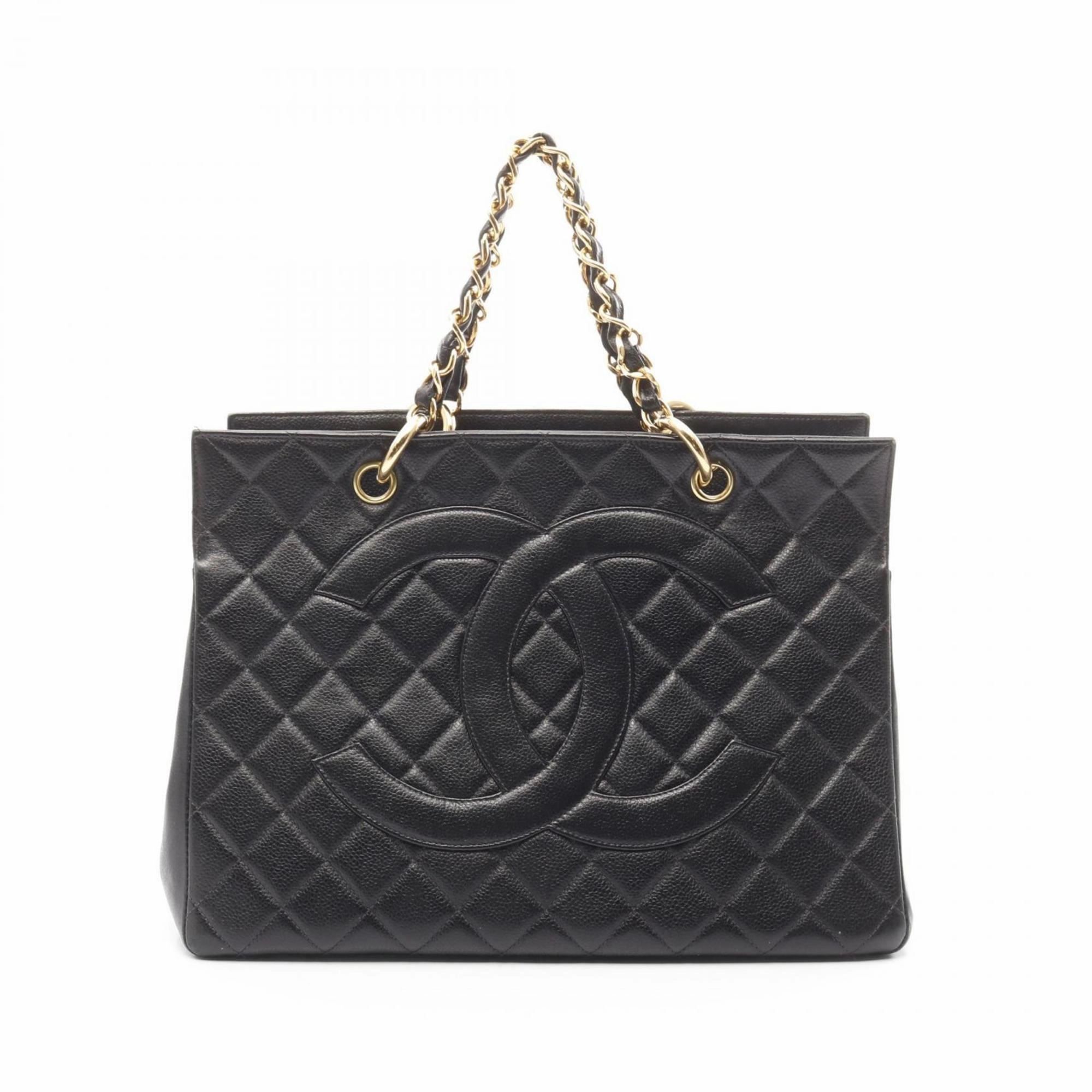 Chanel Caviar Leather Leather Tote Bag (Pre-Owned)