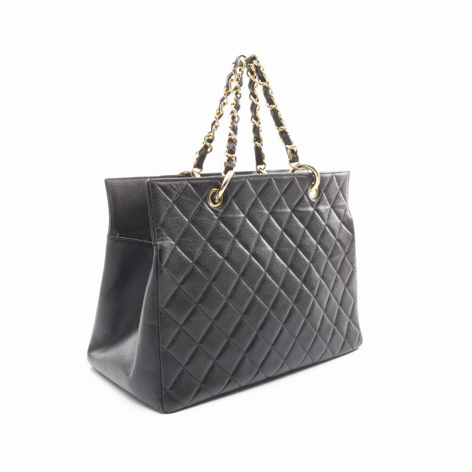 Chanel Caviar Leather Leather Tote Bag (Pre-Owned)