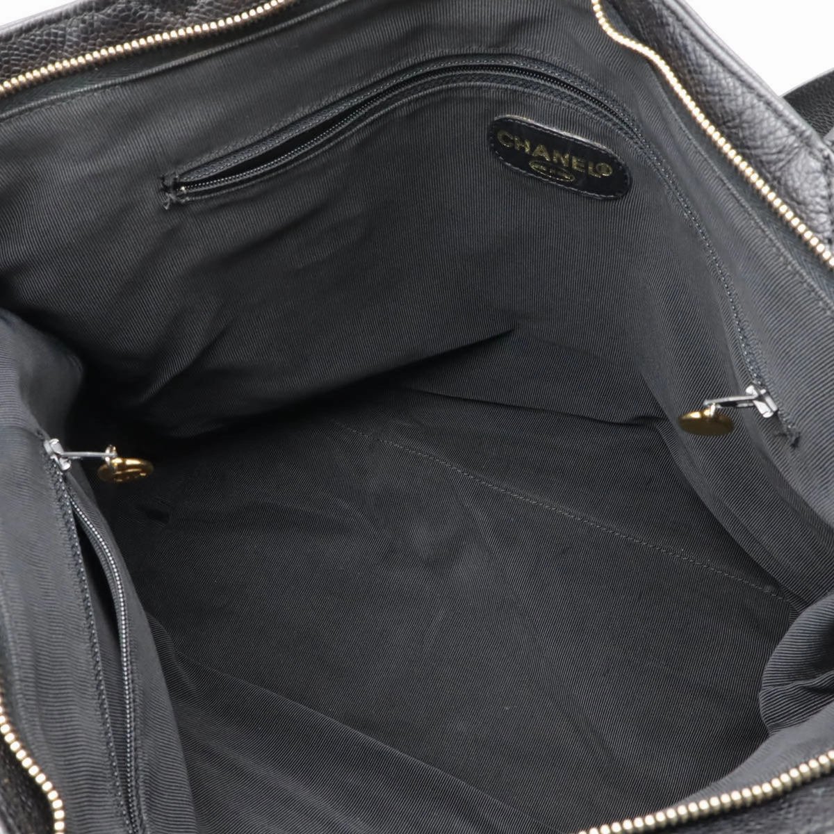 Chanel Caviar Skin Coco Mark Tote Bag