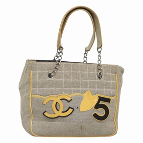 Chanel Cc Canvas Tote Bag (Pre-Owned)