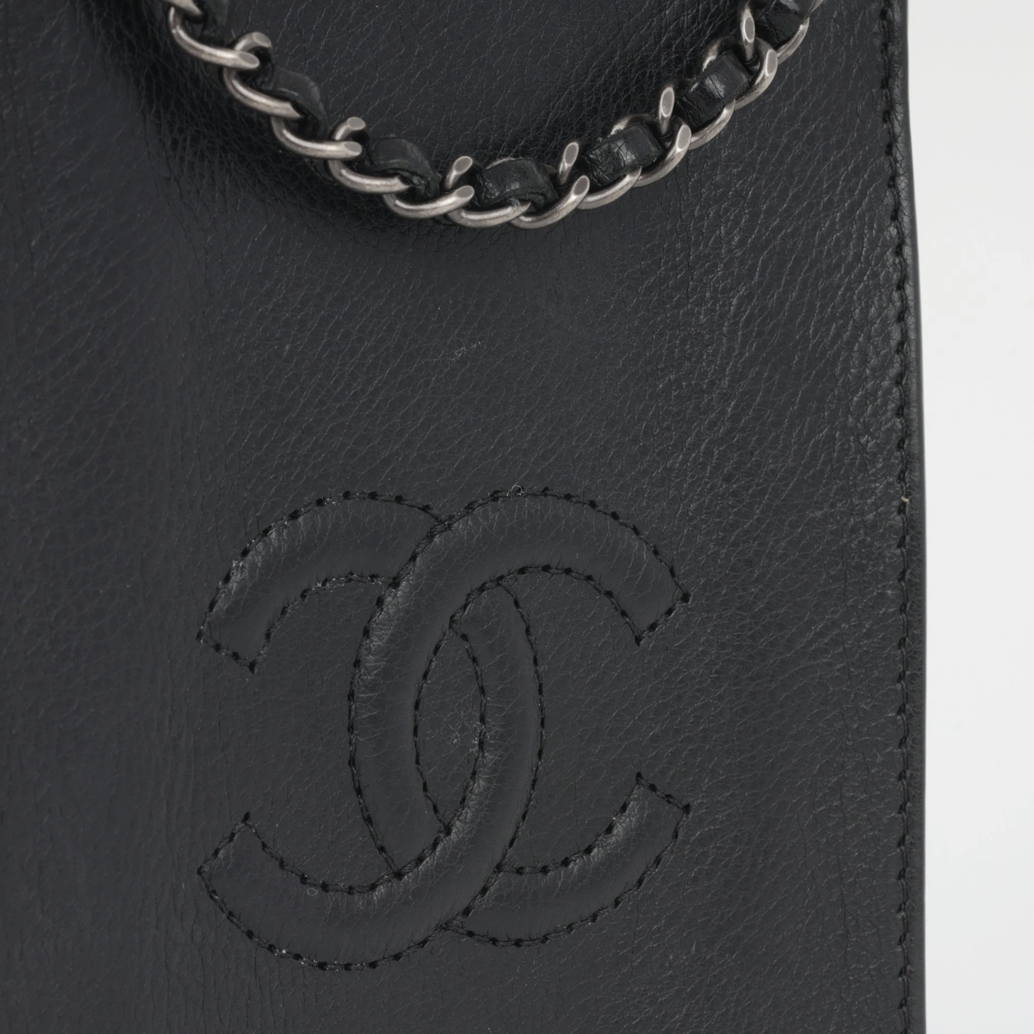 Chanel CC Phone Holder - Black