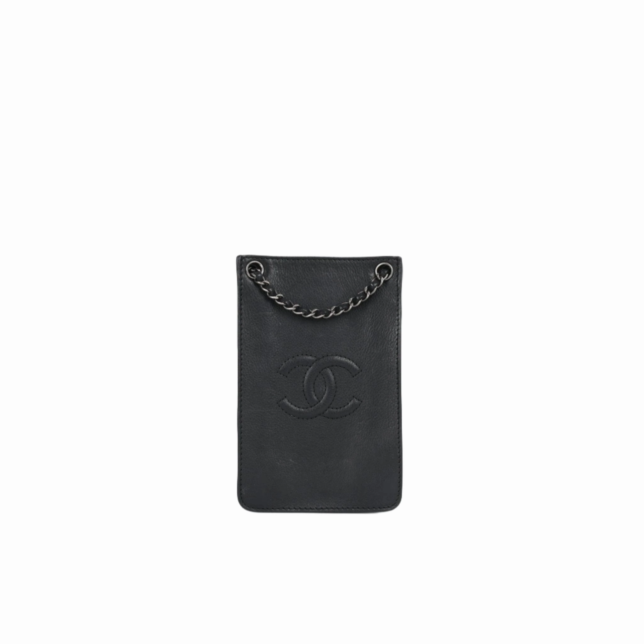 Chanel CC Phone Holder - Black