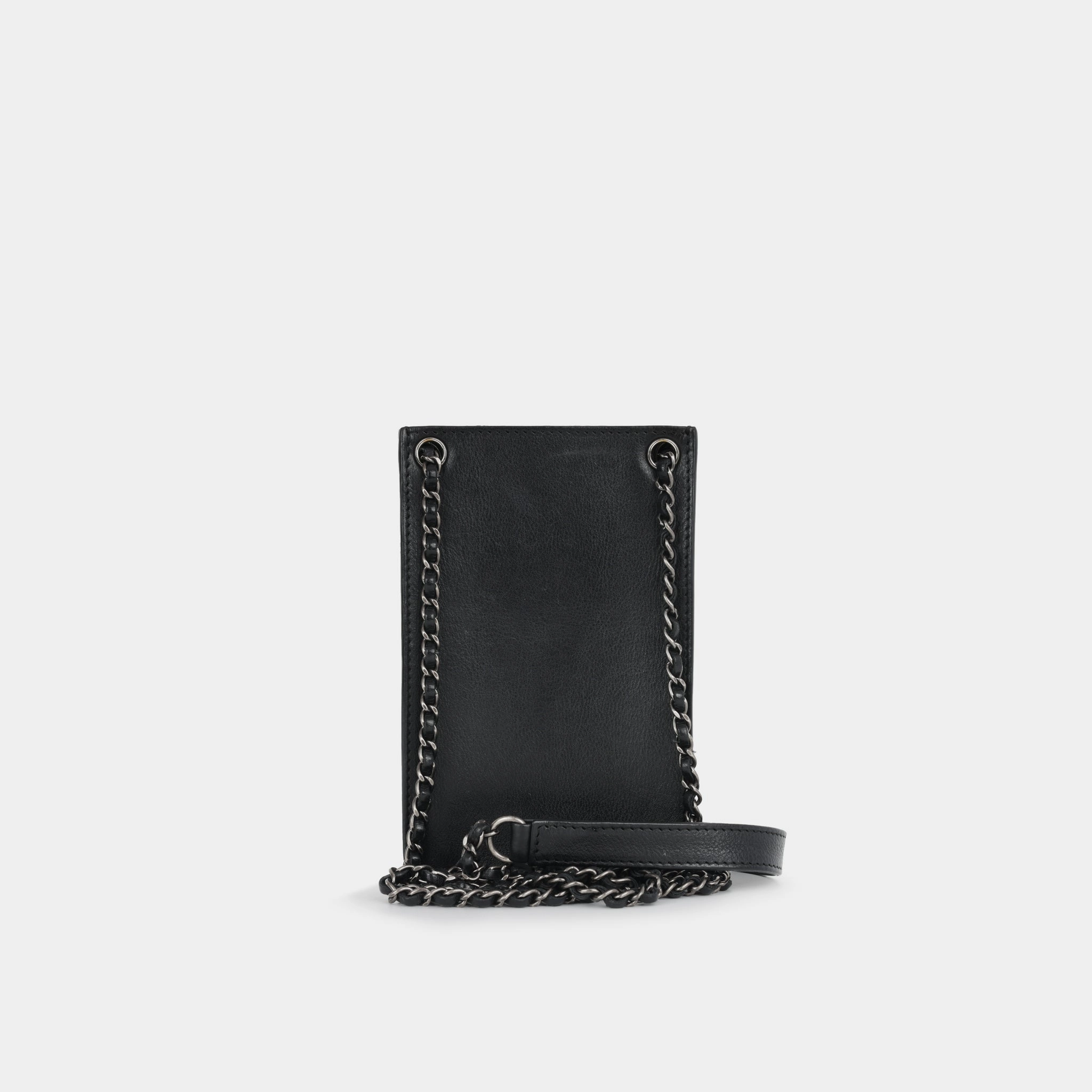 Chanel CC Phone Holder - Black