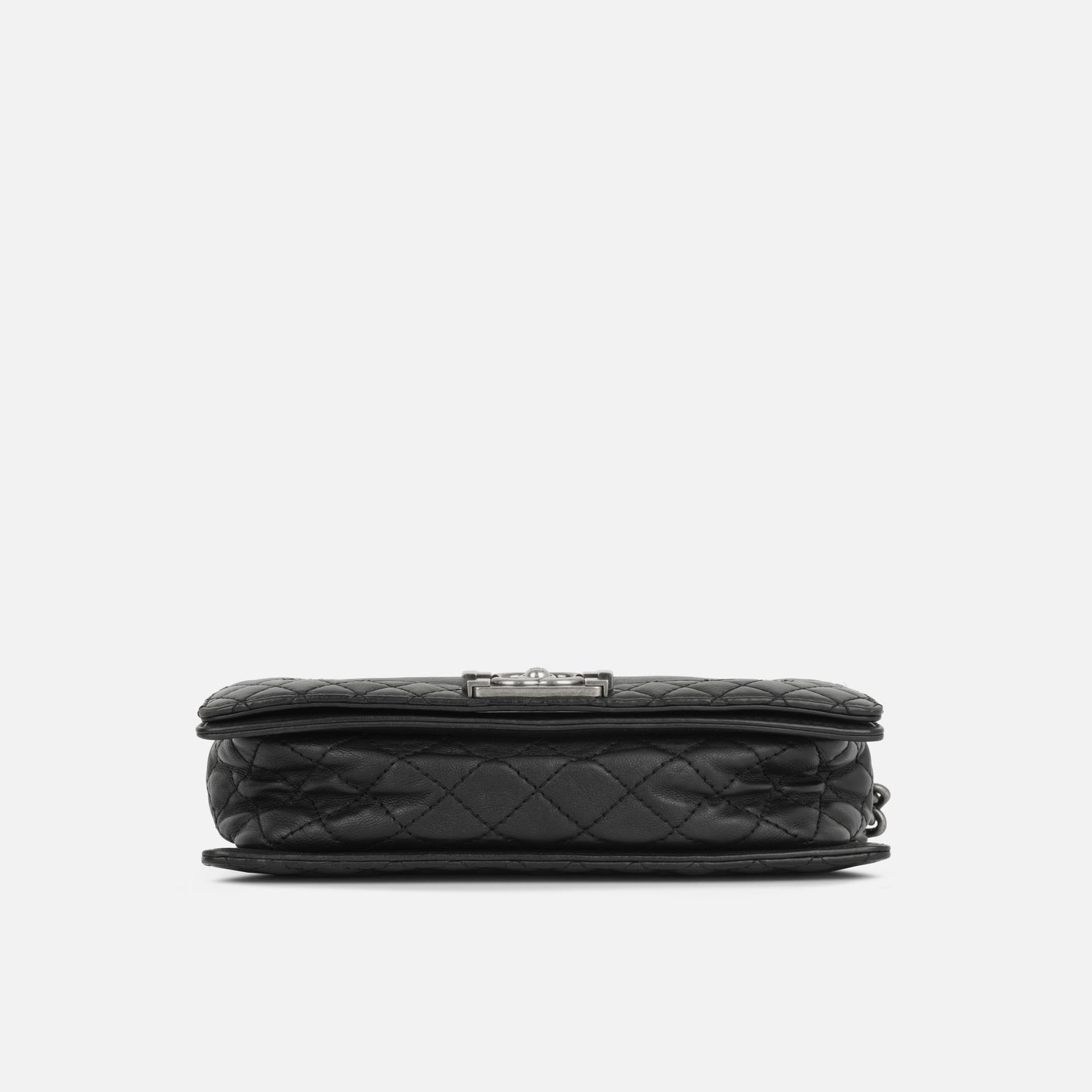 Chanel Chanel - Old Medium Boy Bag Reverso - Black Lambskin RHW - 2014- Pre-Loved