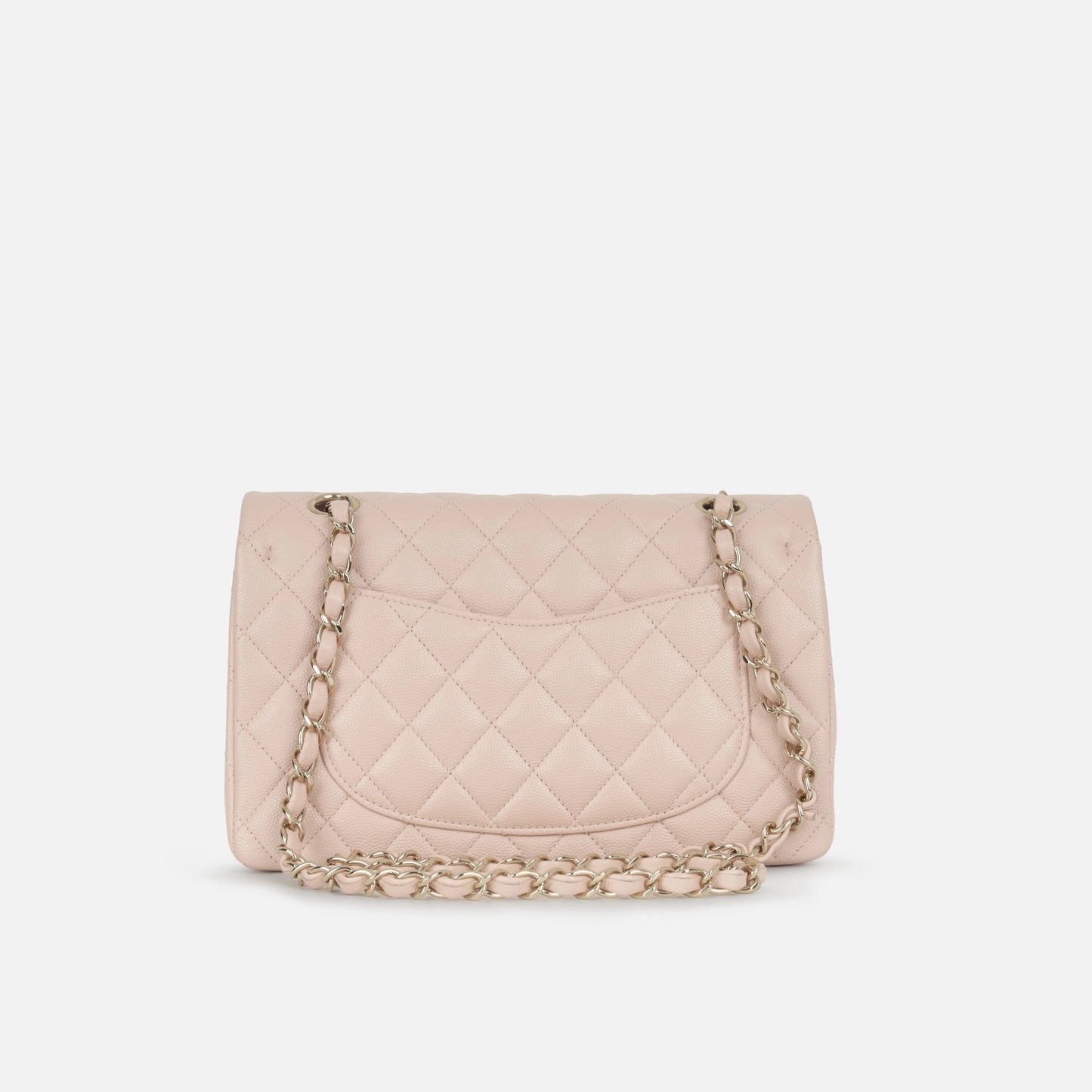 Chanel Chanel - Small Classic Flap Bag - Rose Claire Caviar CGHW - 2020 - Pre-Loved