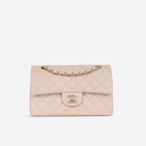 Chanel Chanel - Small Classic Flap Bag - Rose Claire Caviar CGHW - 2020 - Pre-Loved
