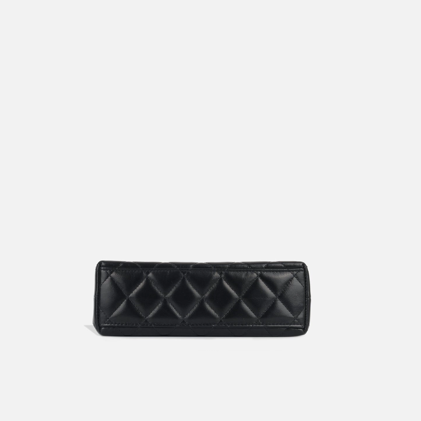 Chanel Chanel - Small Kelly Re-Edition - Black Shiny Aged Calfskin GHW - Brand New
