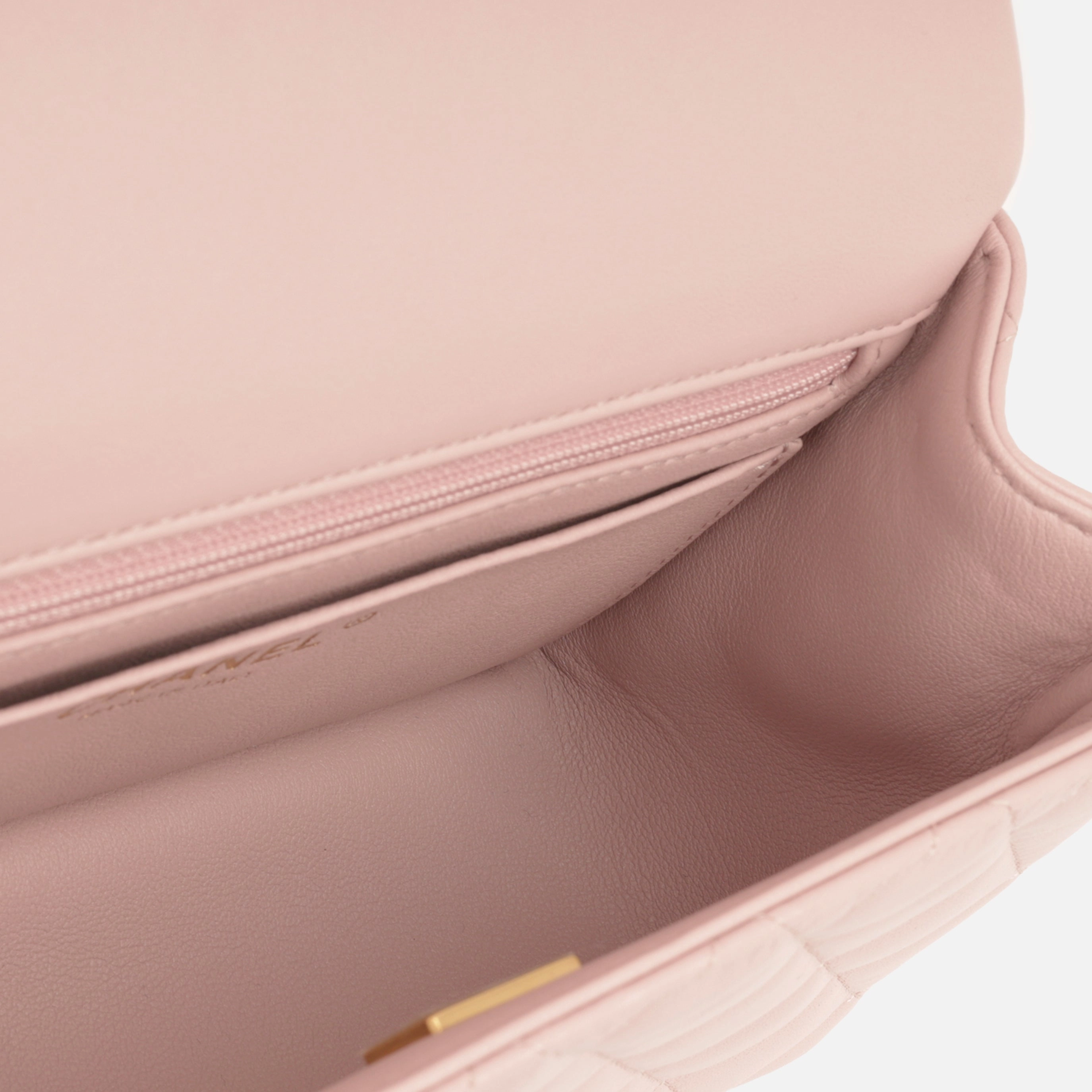 Chanel Chanel Mini Rectangular Top Handle - Light Mauve