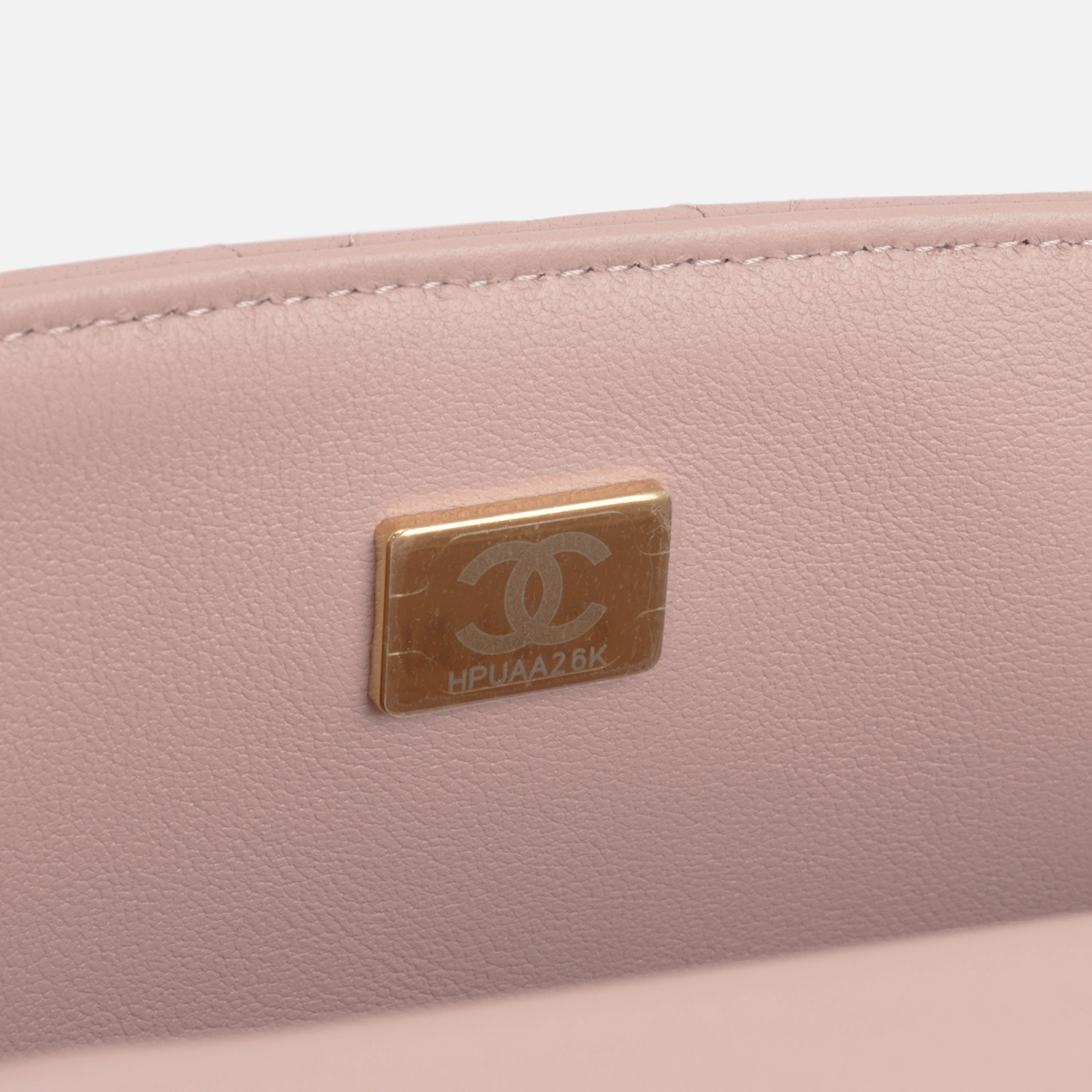 Chanel Chanel Mini Rectangular Top Handle - Light Mauve