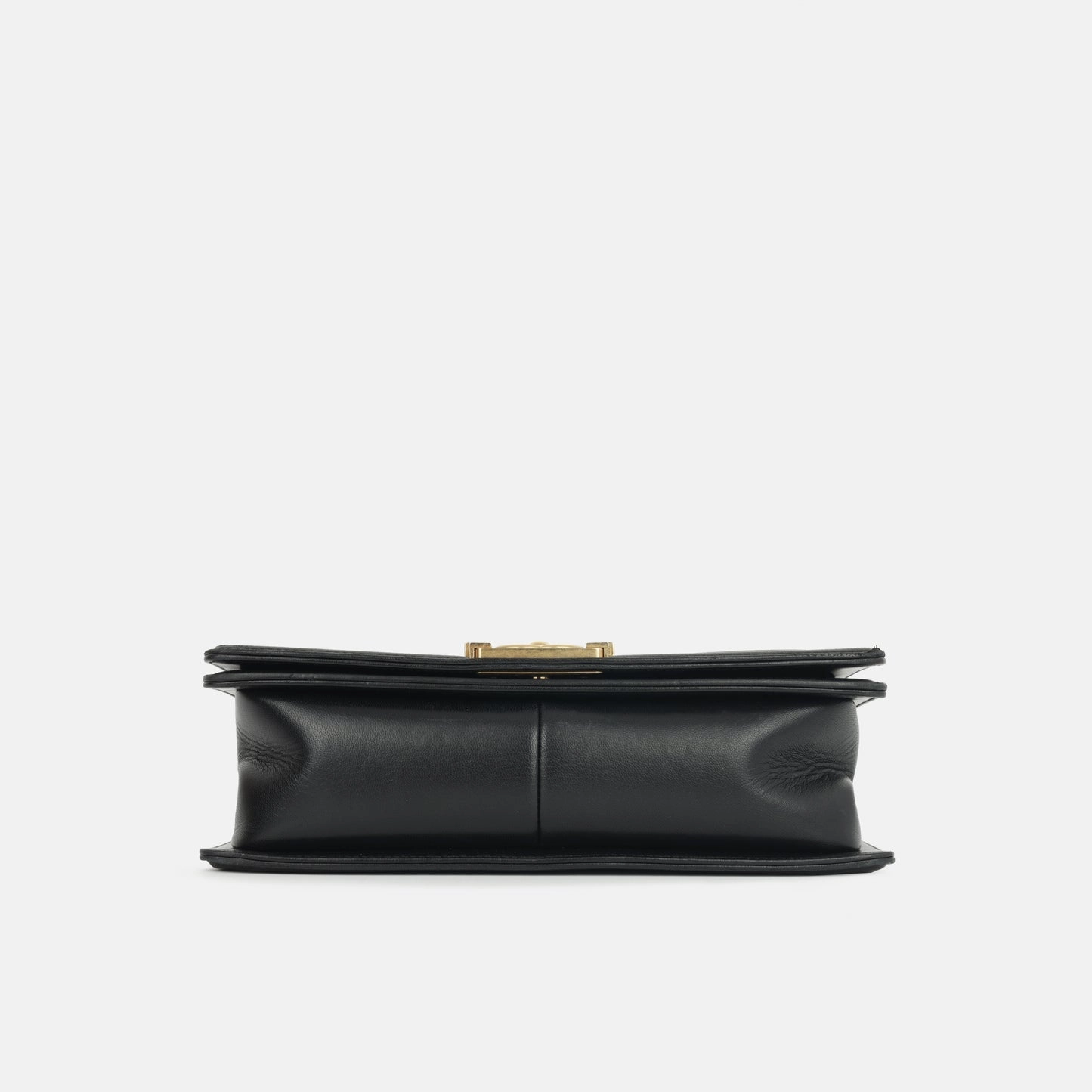 Chanel Chanel Old Medium Boy Bag - Black Lambskin GHW